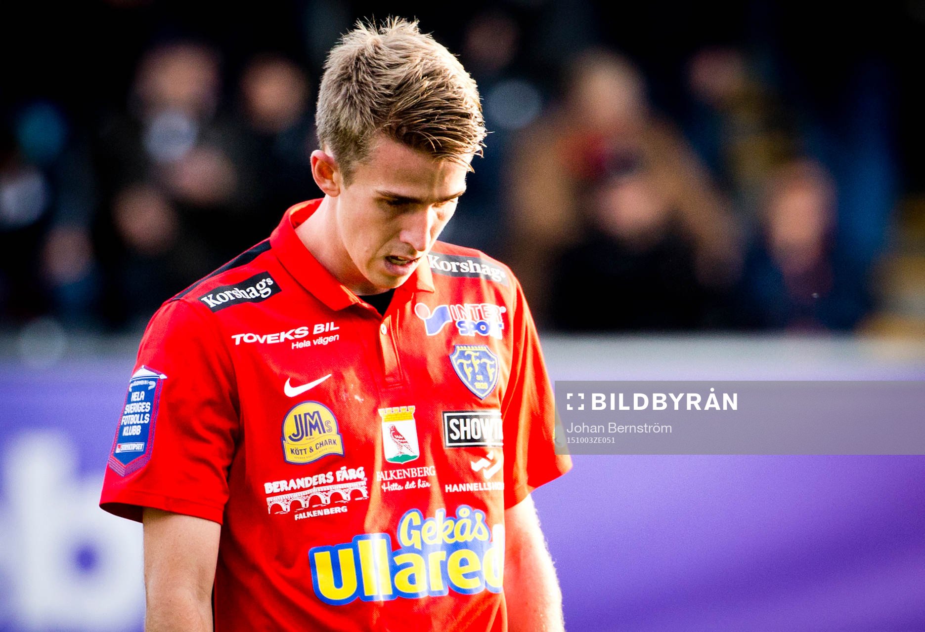 Falkenbergs Adam Eriksson deppar