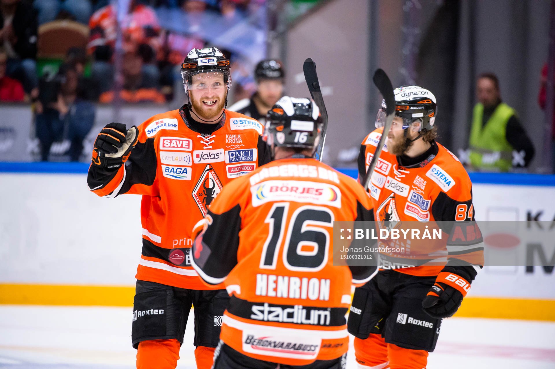 Karlskronas Joachim Rohdin har gjort 2-4 till Karlskrona