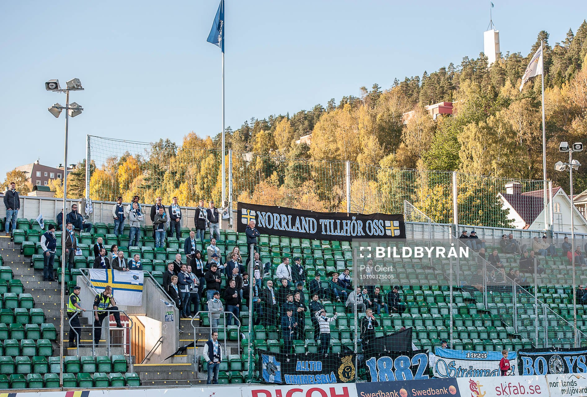 Gefles supportrar