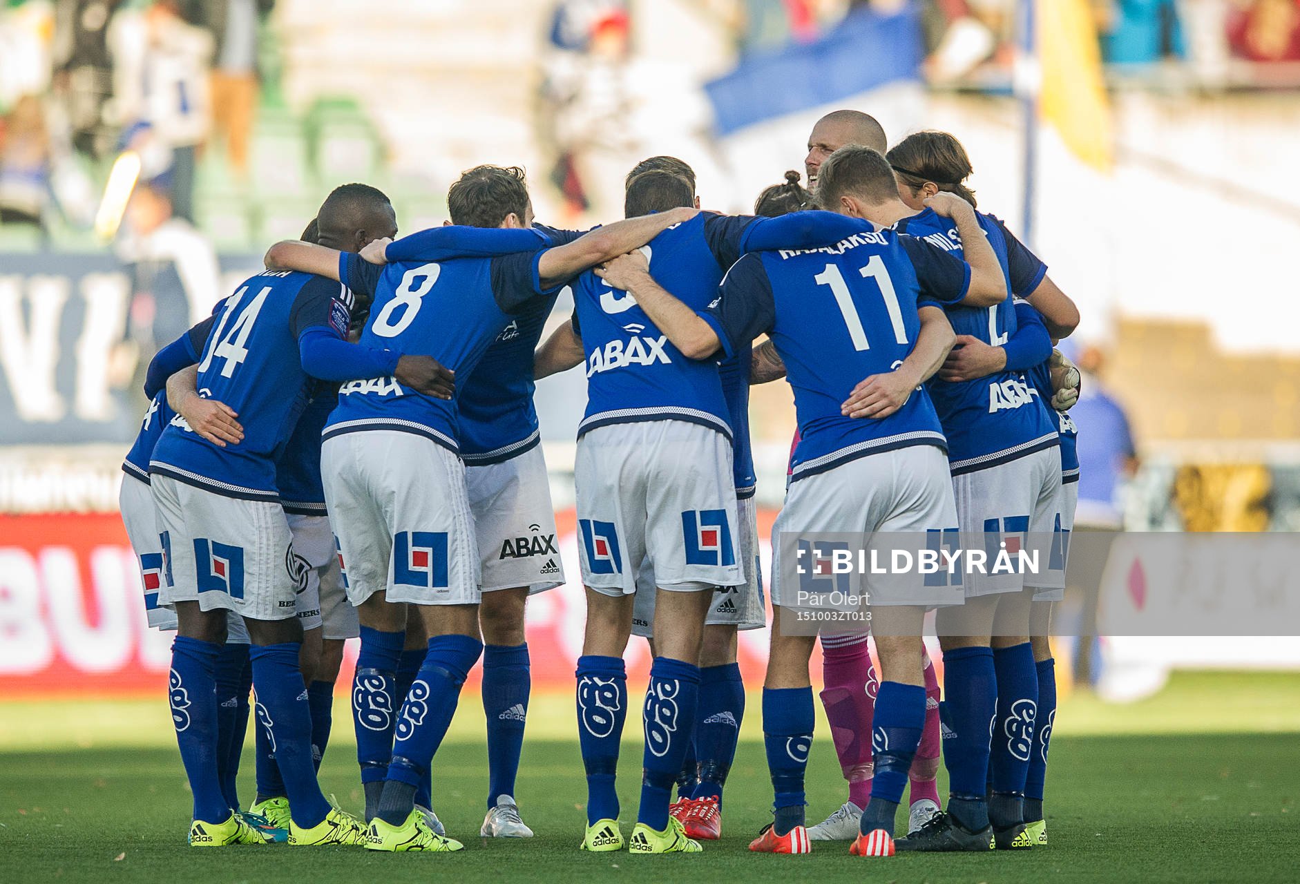 Sundsvall innan fotbollsmatchen i Allsvenskan mellan GIF