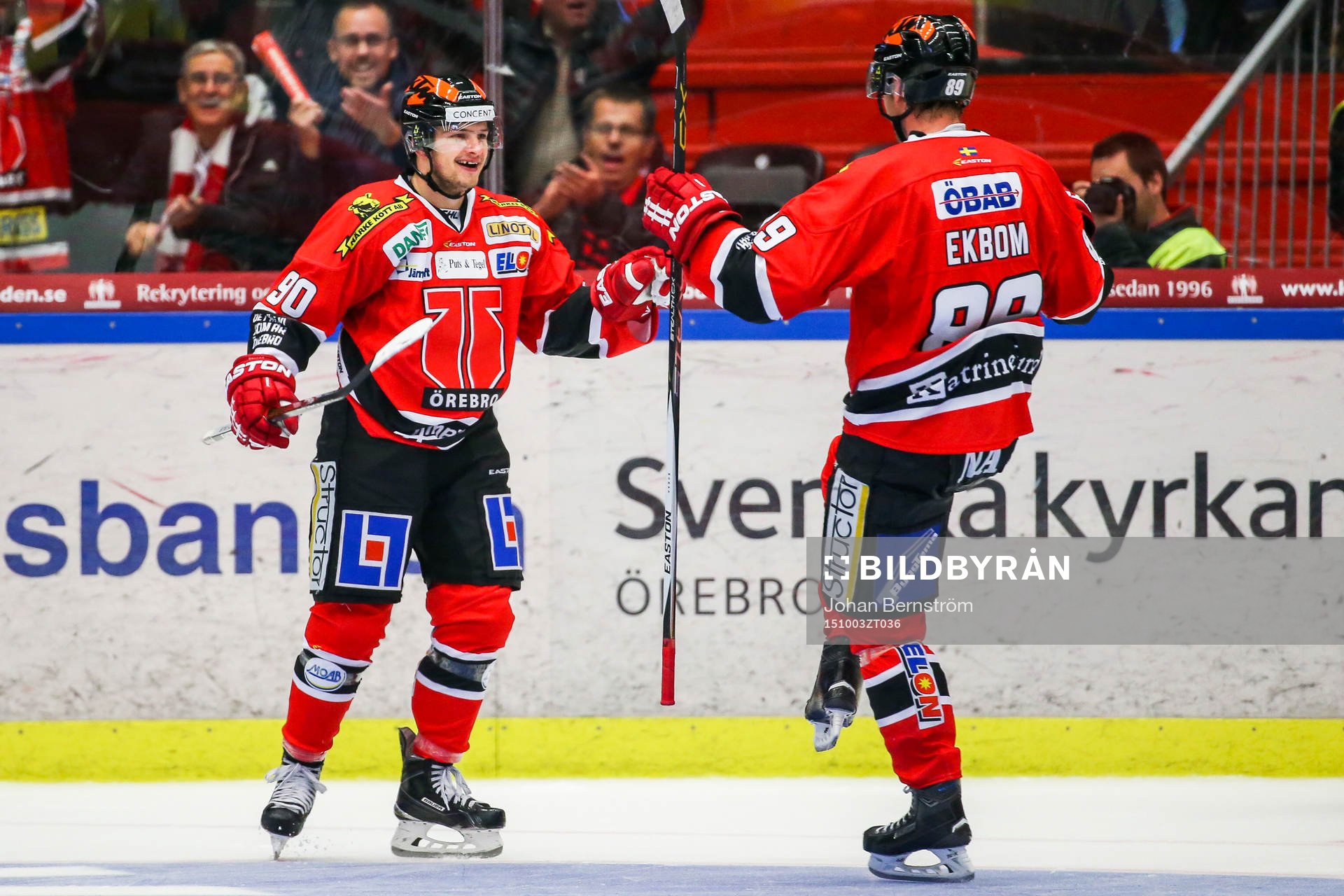 Örebros Libor Hudacek jublar