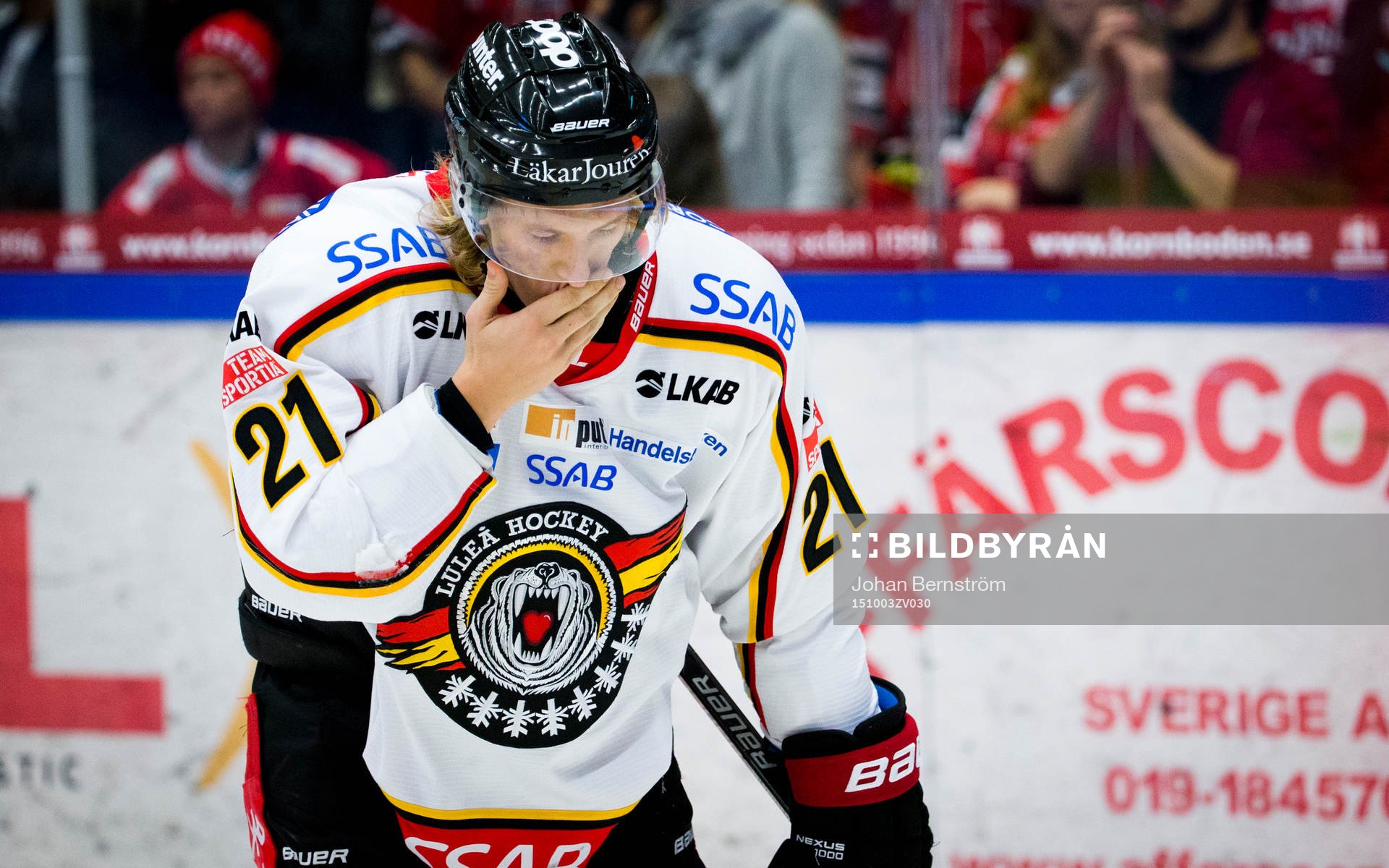 Luleås Emil Sylvegård deppar