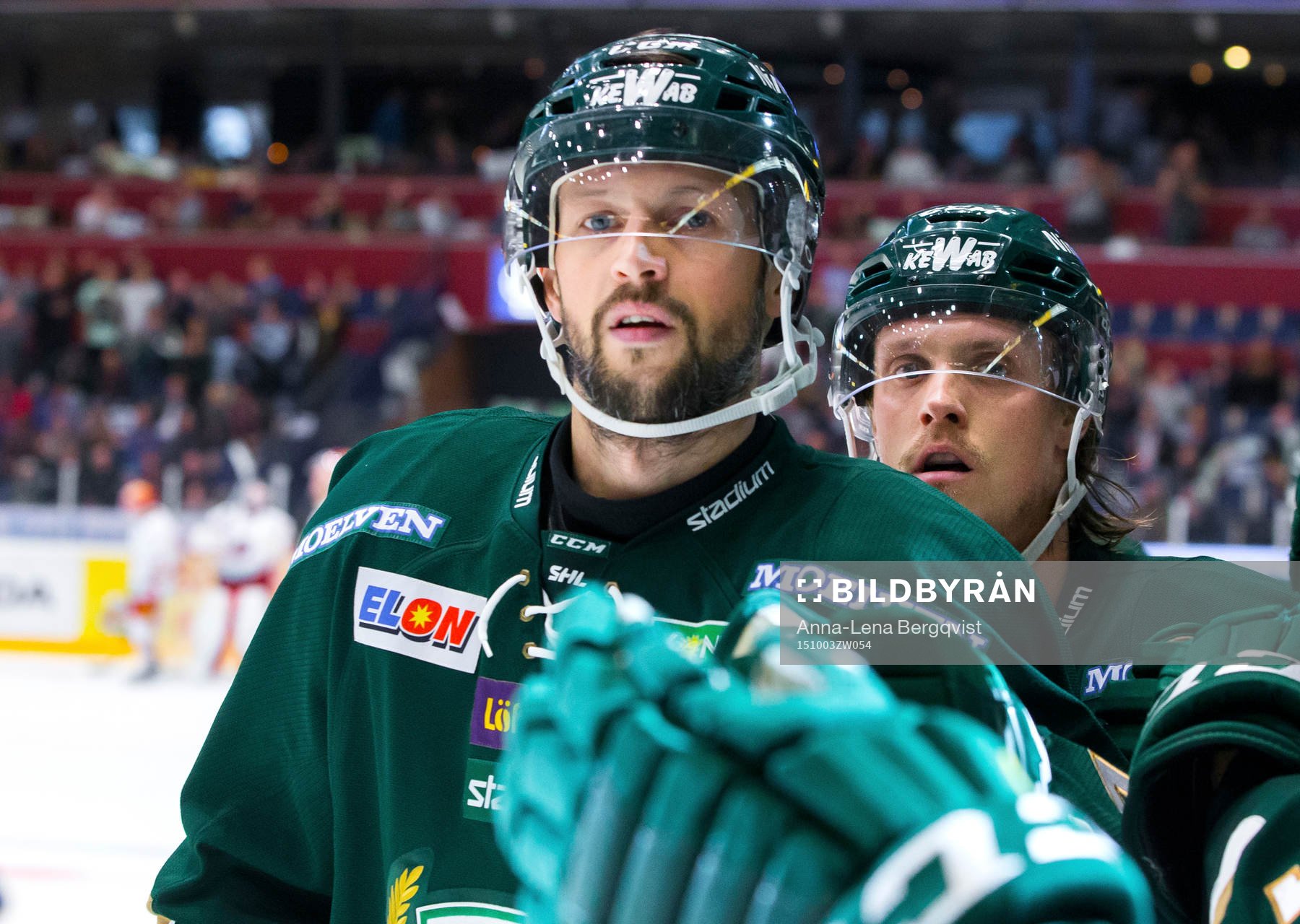 Färjestads Rickard Wallin firar mål