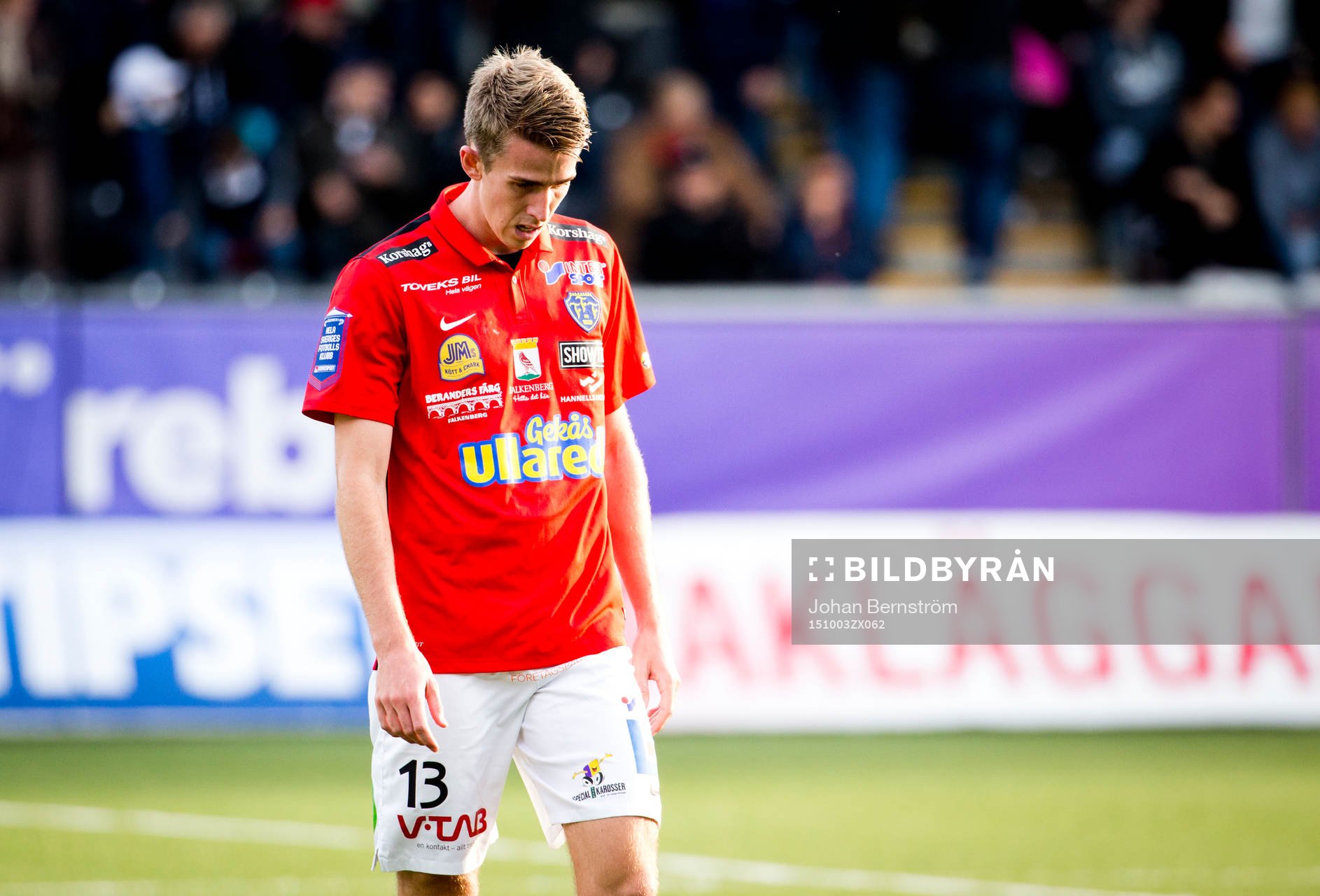 Falkenbergs Adam Eriksson deppar