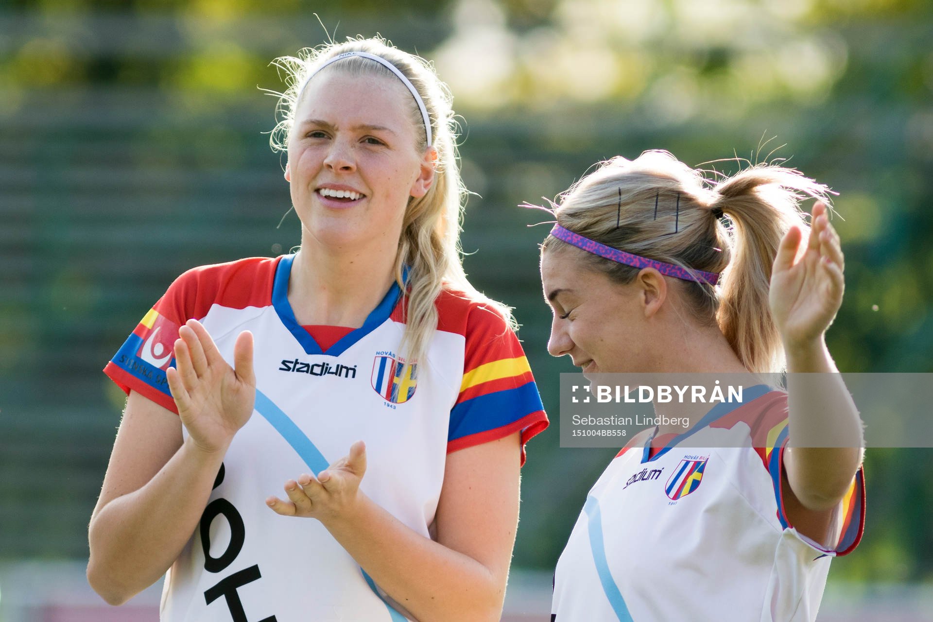 Hovås Billdals Sarah Fredborg och Hovås Billdals Malin