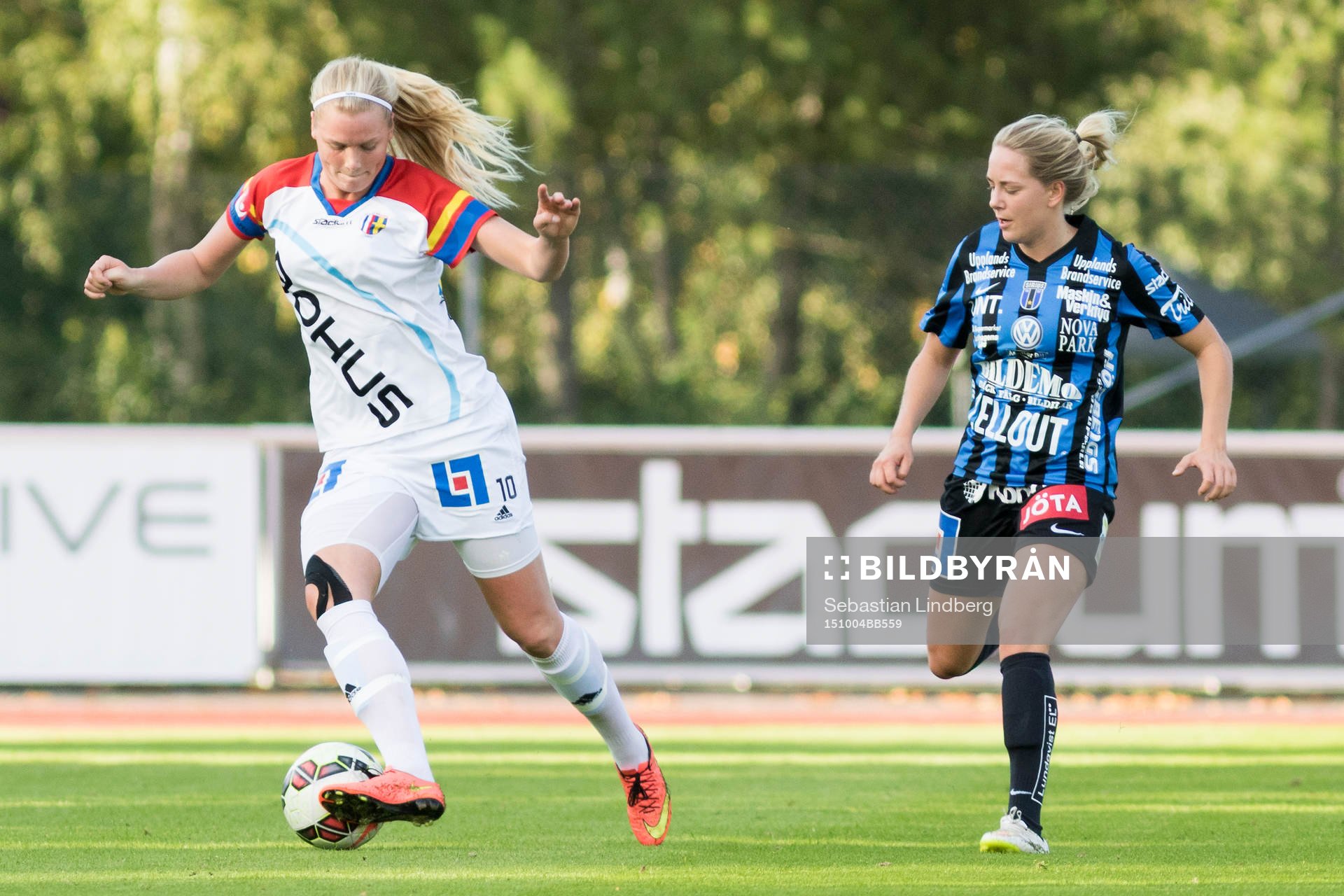Hovås Billdals Sarah Fredborg och Sirius Julia Lyckberg