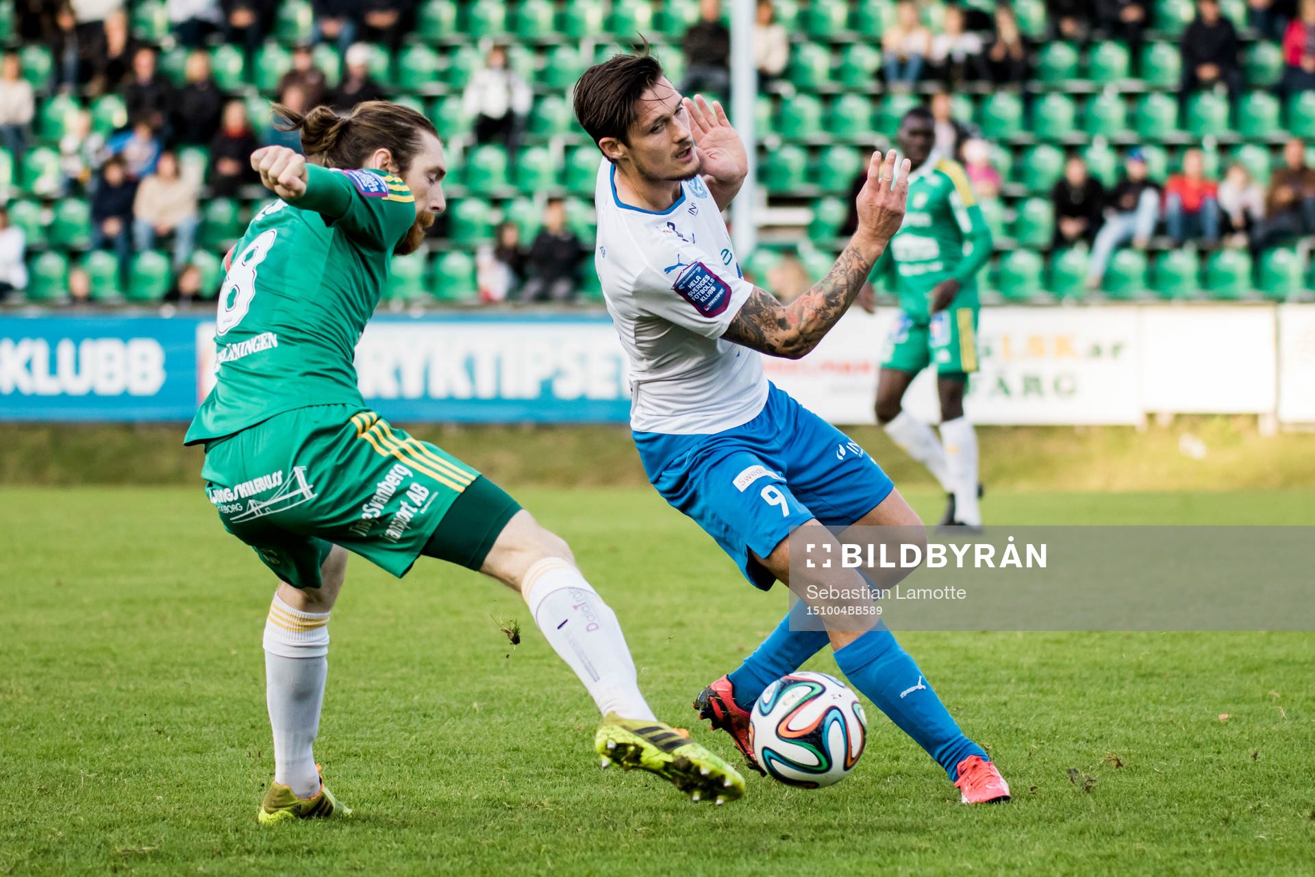 Ljungskiles Markus Gustafsson och Värnamos Pär Cederqvist