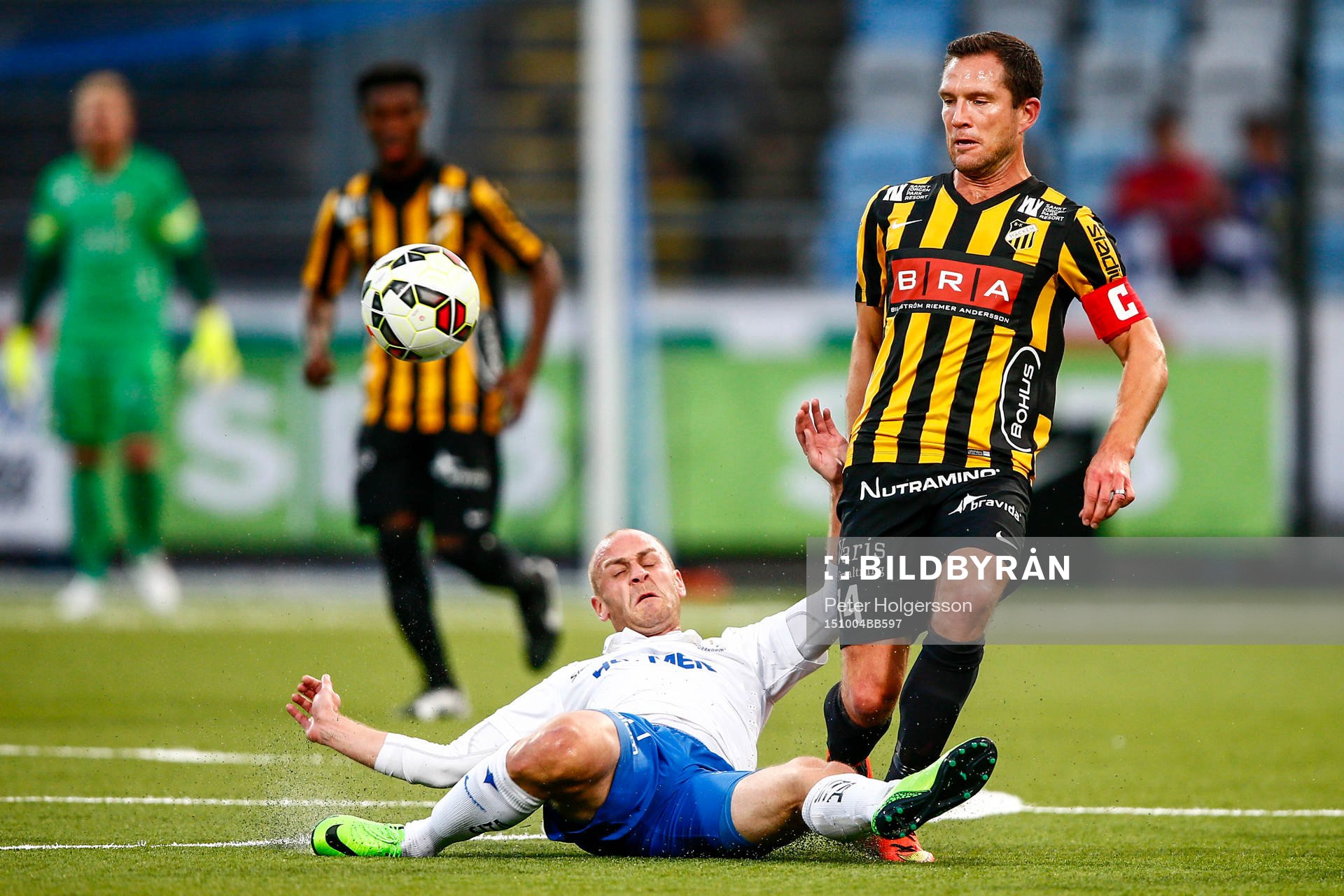 Norrköpings Daniel Sjölund och Häckens Martin Ericsson