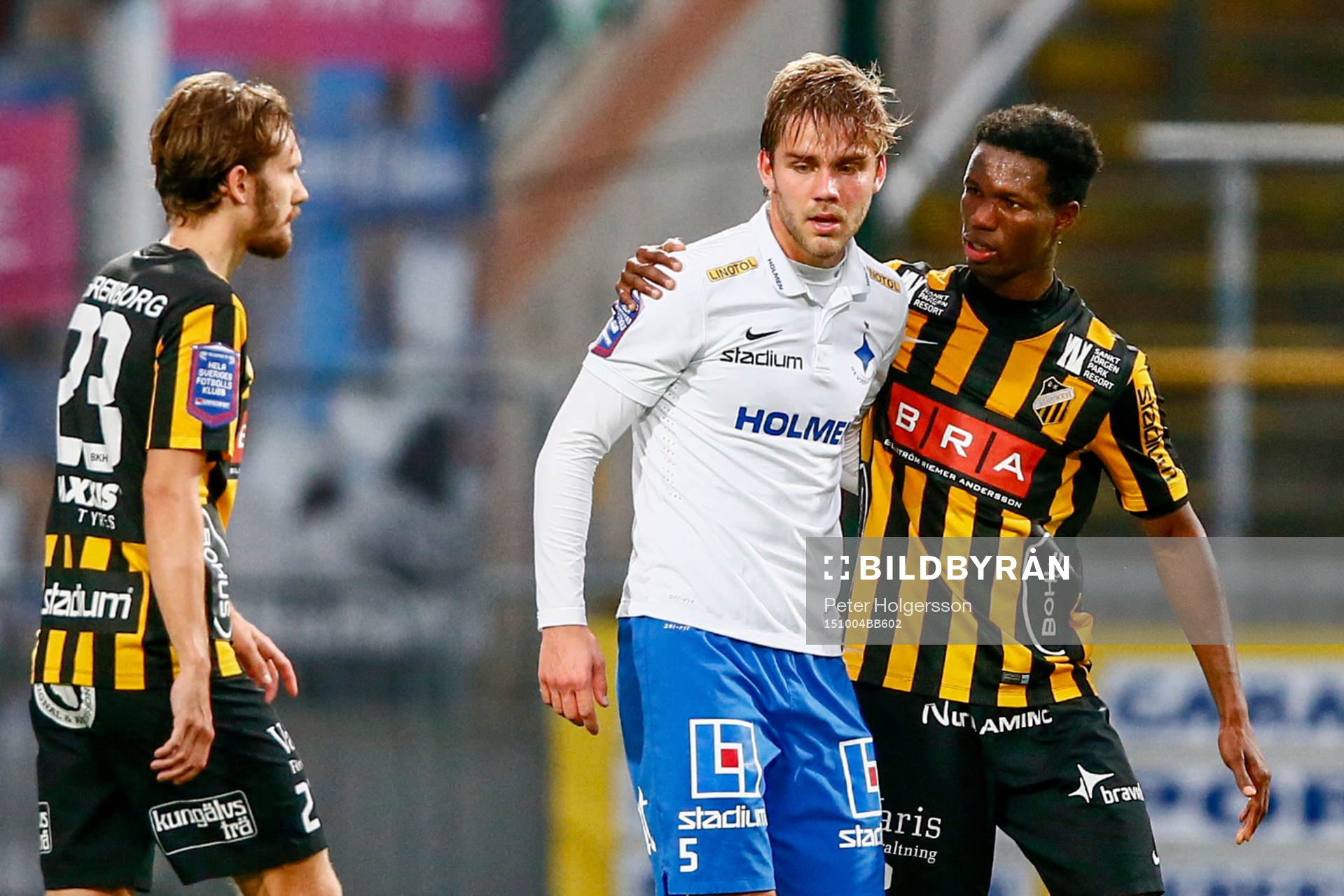 Norrköpings Christoffer Nyman och Häckens Mohammed