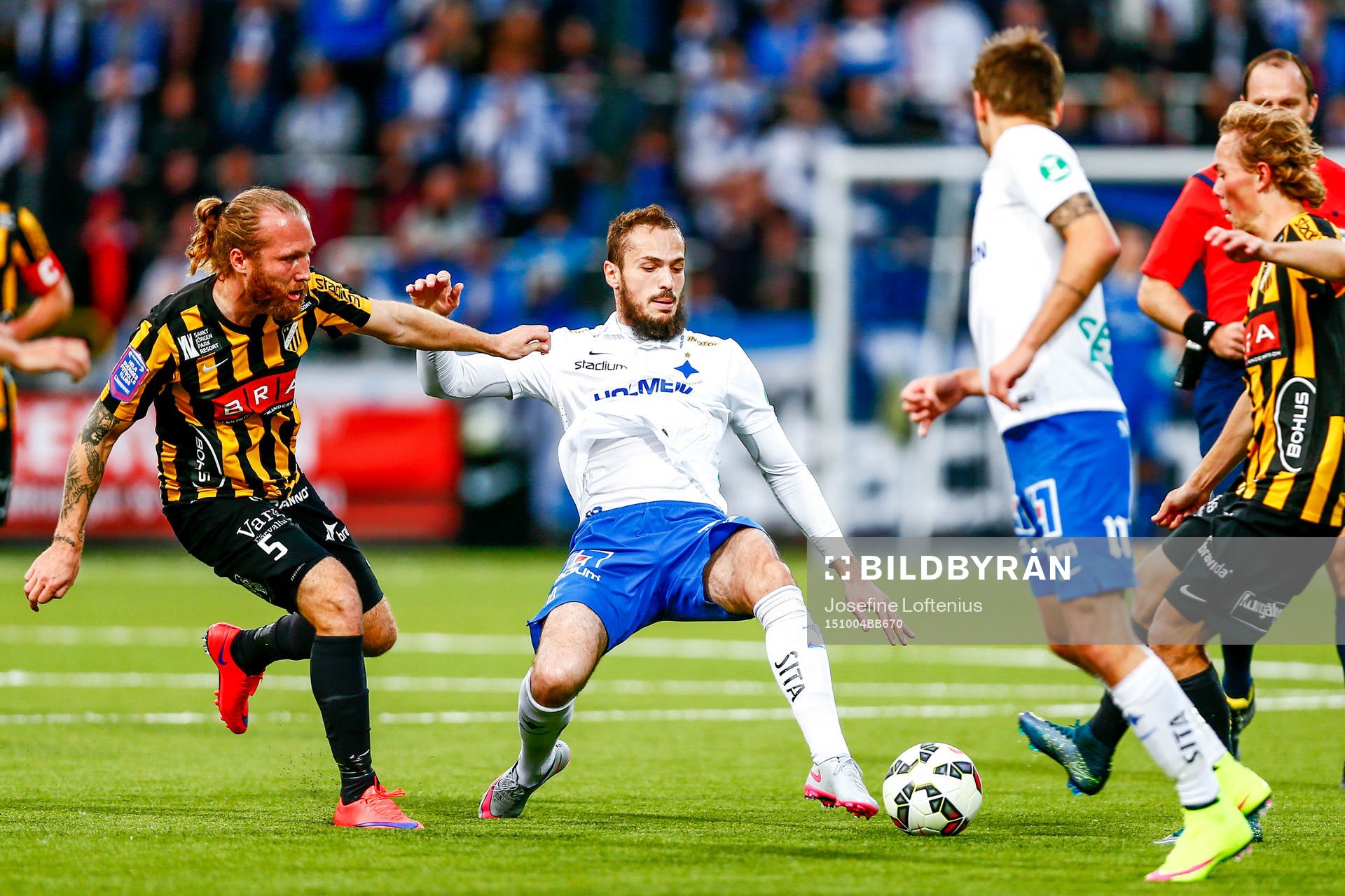 Häckens Emil Wahlström och Norrköpings Emir Kujovic