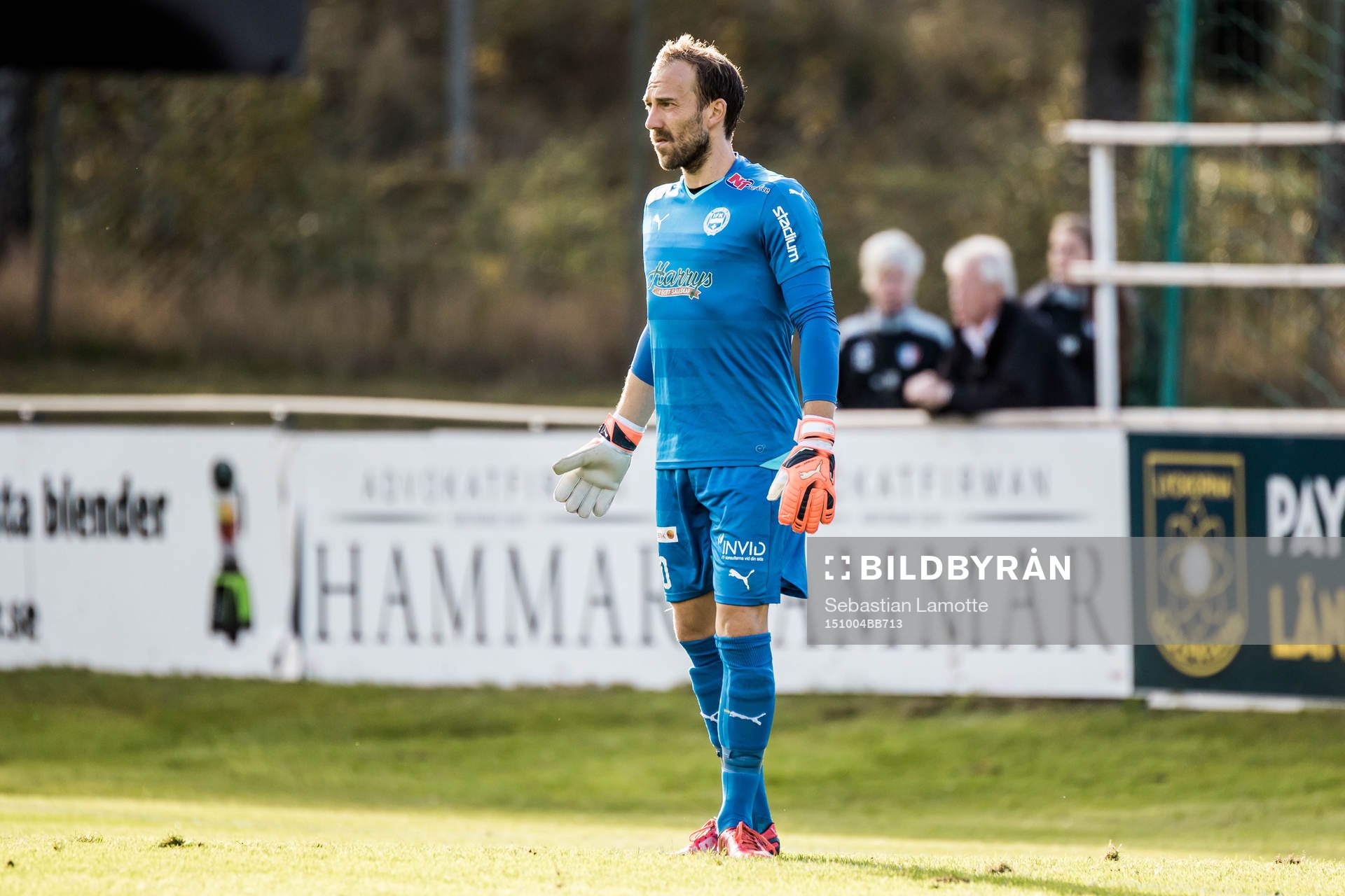under fotbollsmatchen i Superettan mellan Ljungskile och