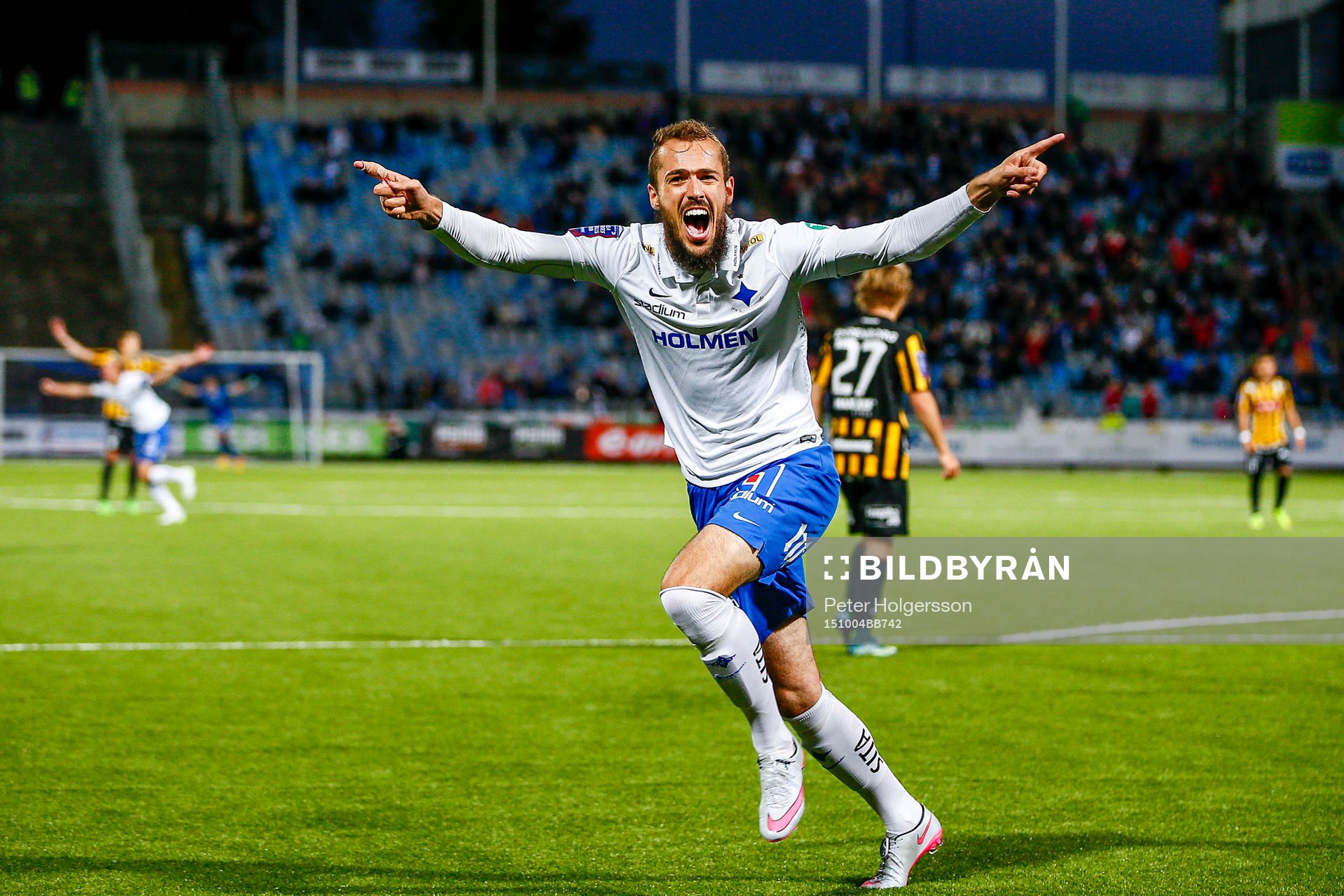 Norrköpings Emir Kujovic jublar