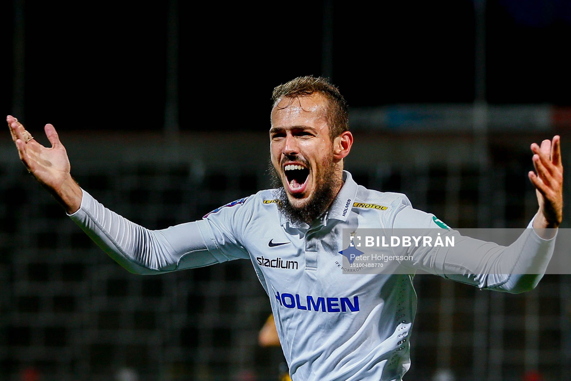Norrköpings Emir Kujovic jublar