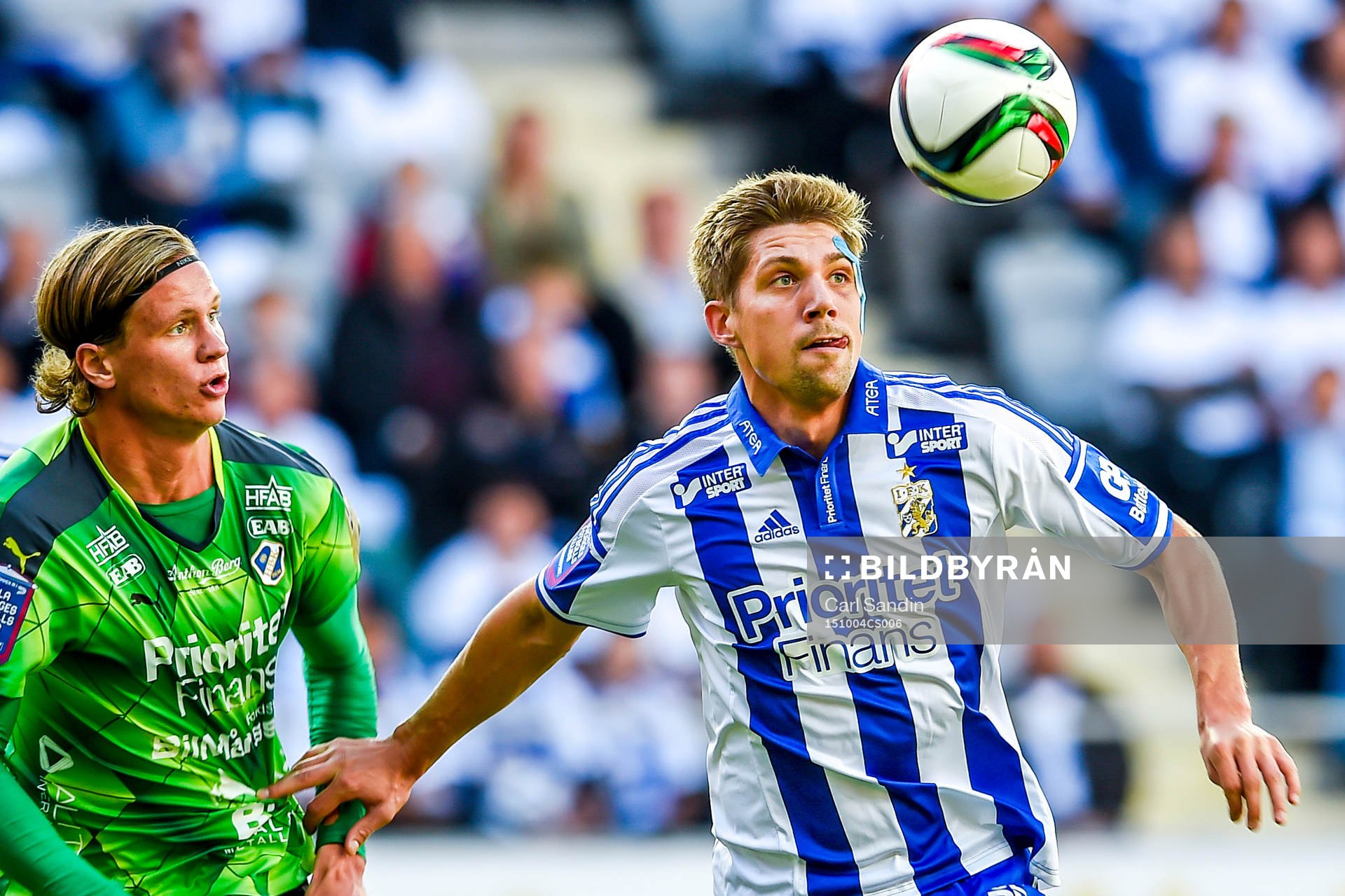 Halmstads Alexander Berntsson och IFK Göteborgs Mikael