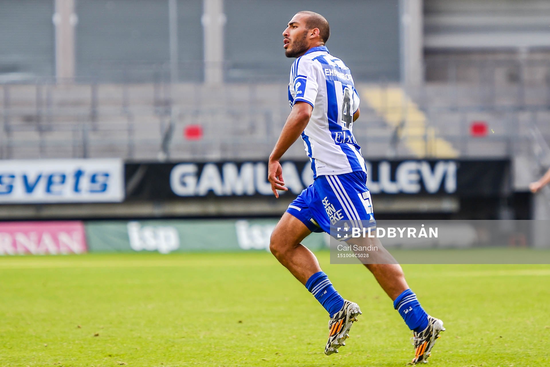 IFK Göteborgs Haitam Aleesami jublar efter kvitteringsmålet 1-1 under fotbollsmatchen i Allsvenskan mellan IFK Göteborg och Halmstad den 4 oktober 2015 i Göteborg.
