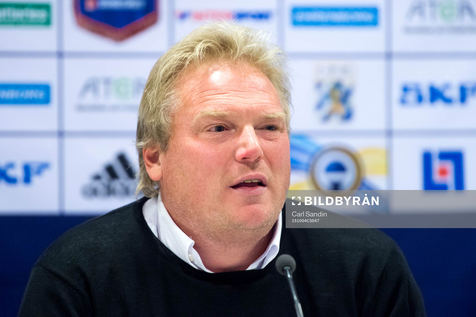 IFK Göteborgs tränare Jörgen Lennartsson på en