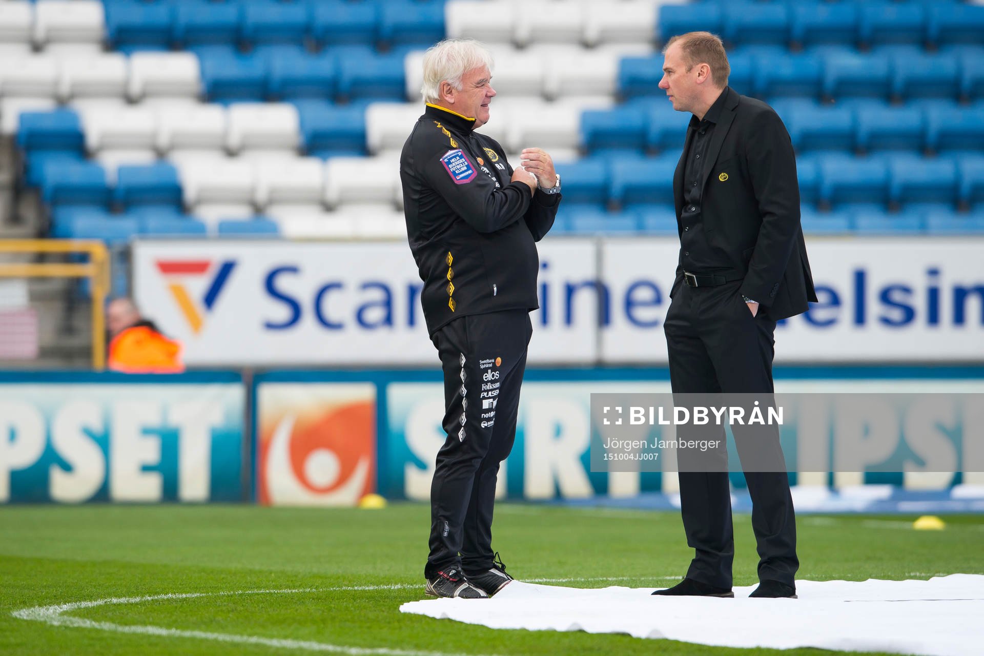 Elfsborgs manager Magnus Haglund och assisterande tränare