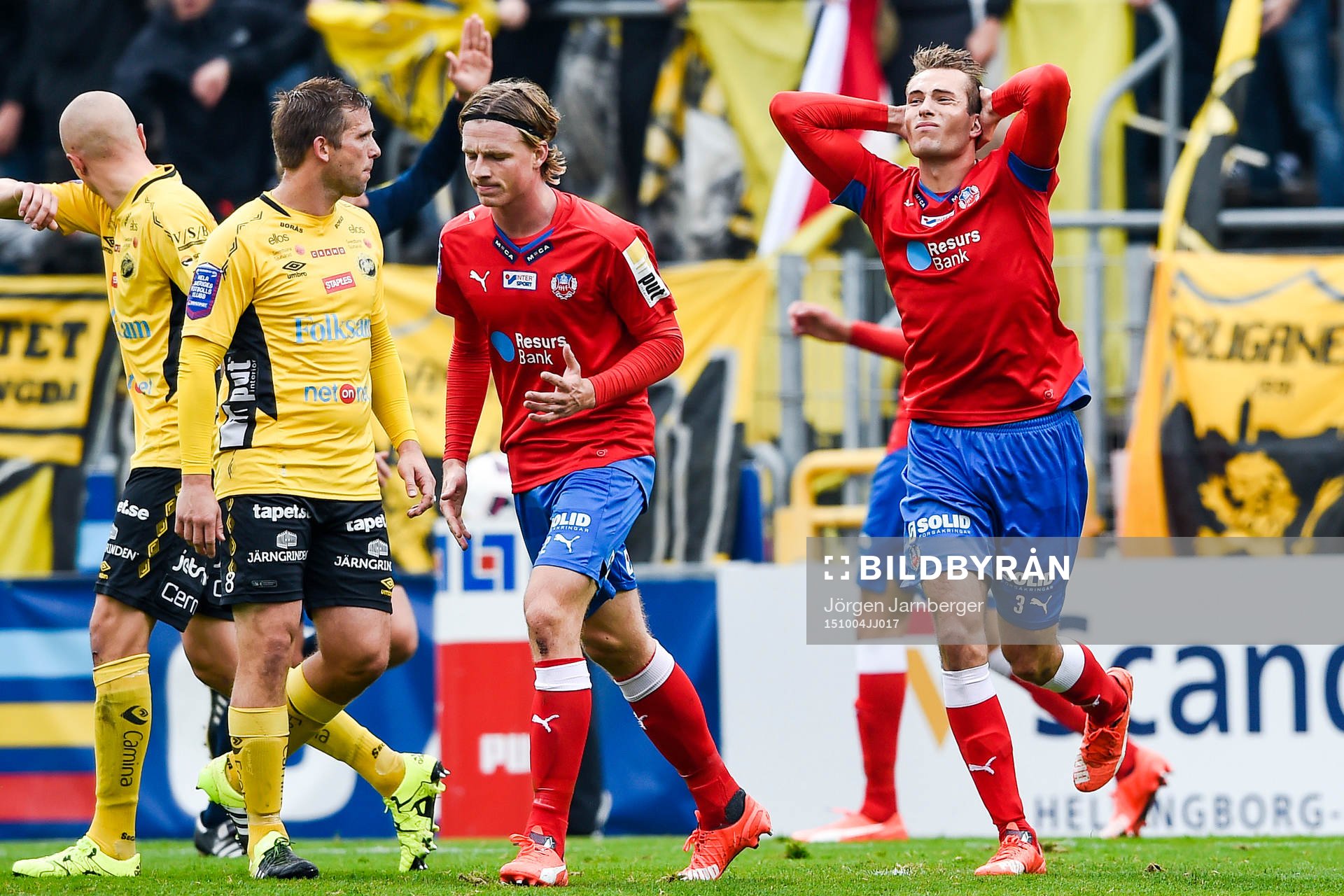 Helsingborgs spelare deppar