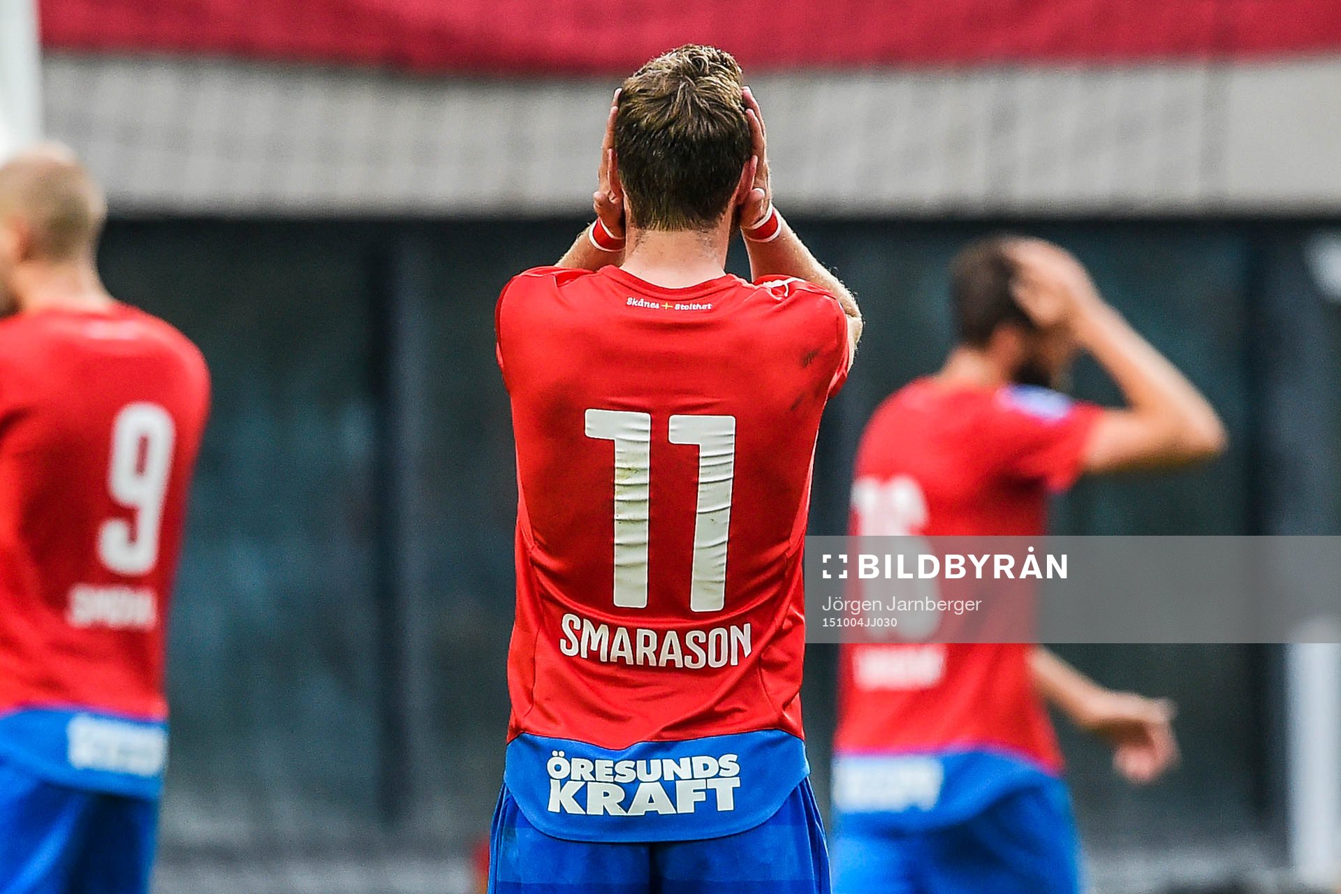 Helsingborgs Arnór Smárason deppar
