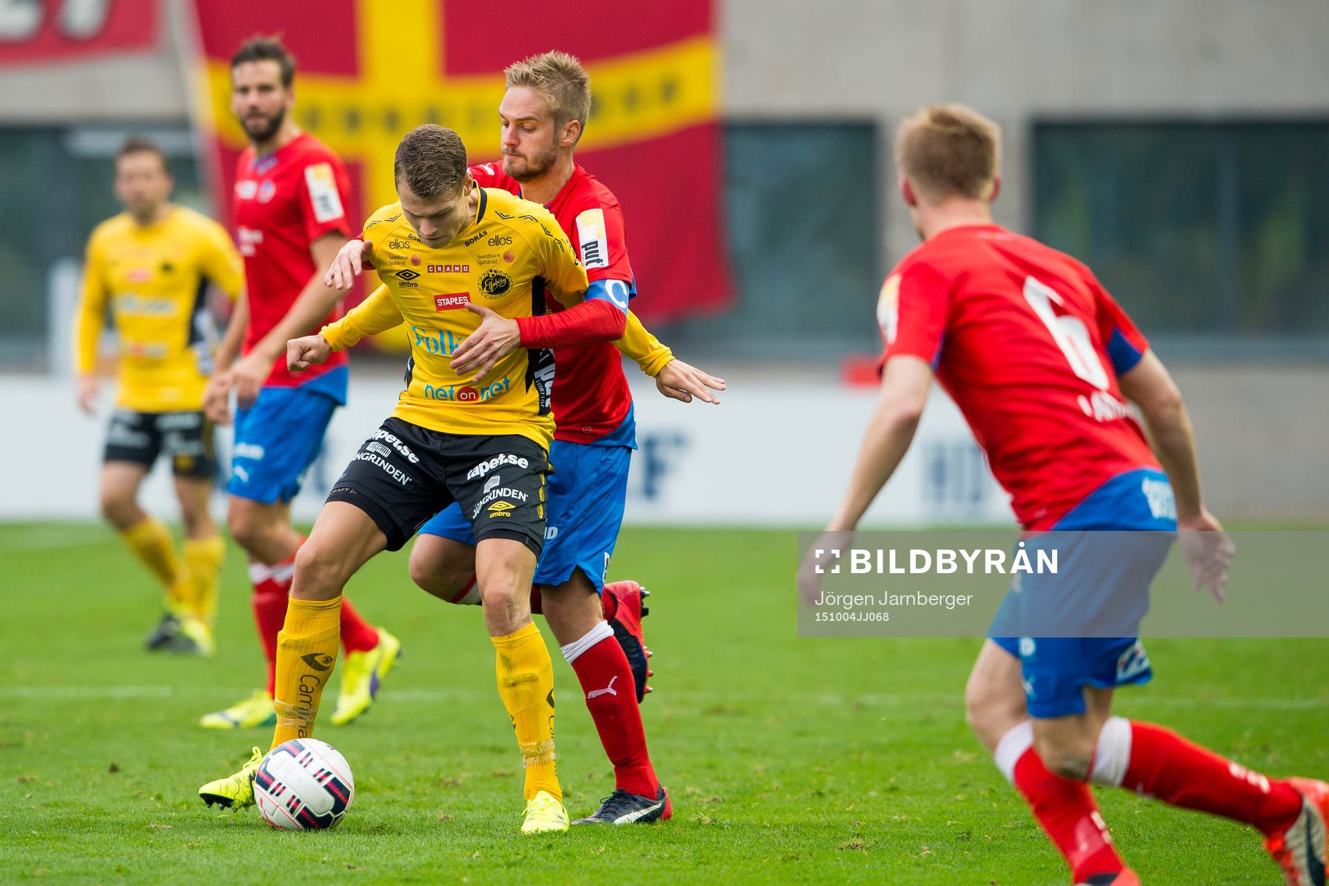 Elfsborgs Viktor Claesson och Helsingborgs Johan Mårtensson
