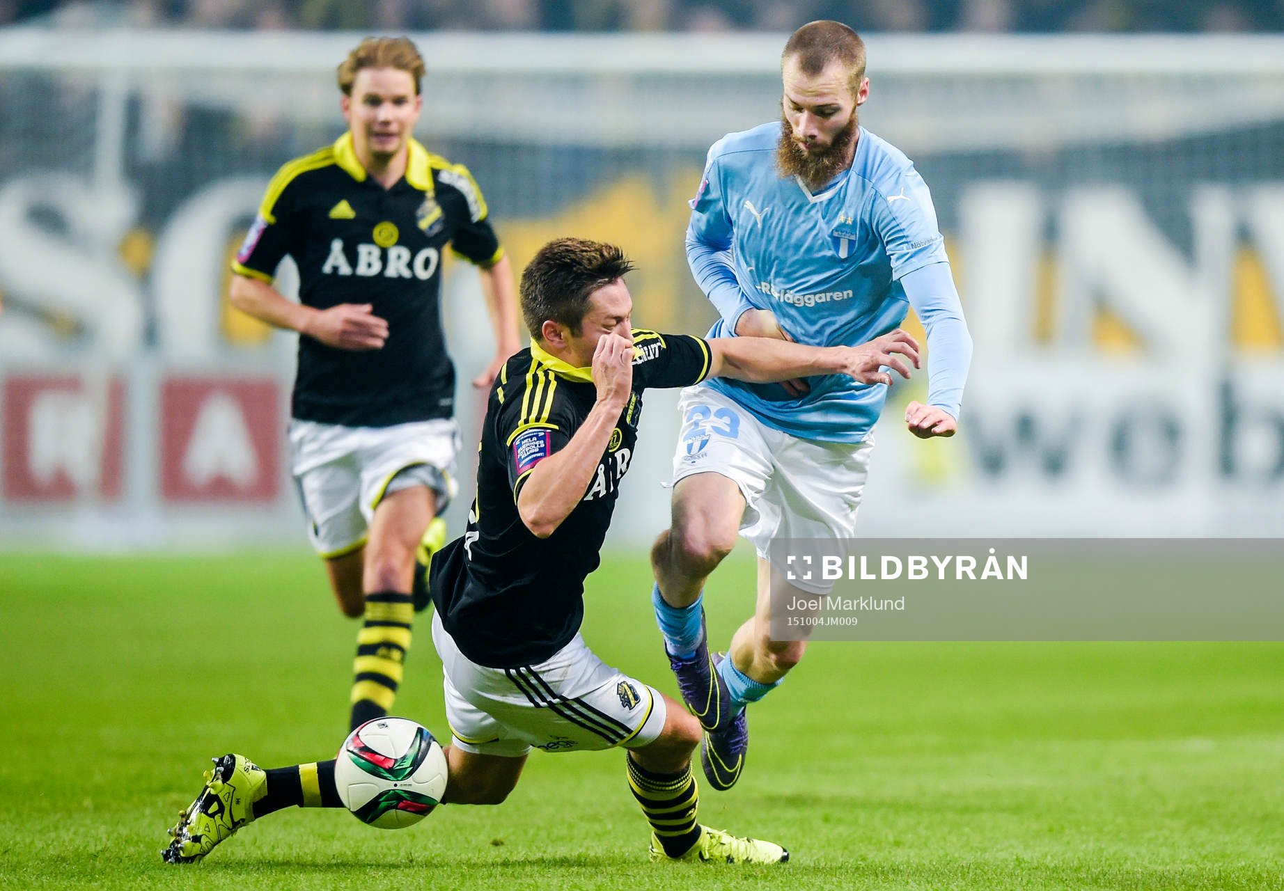 s Haukur Heidar Hauksson  och Malmös Jo Inge Berget