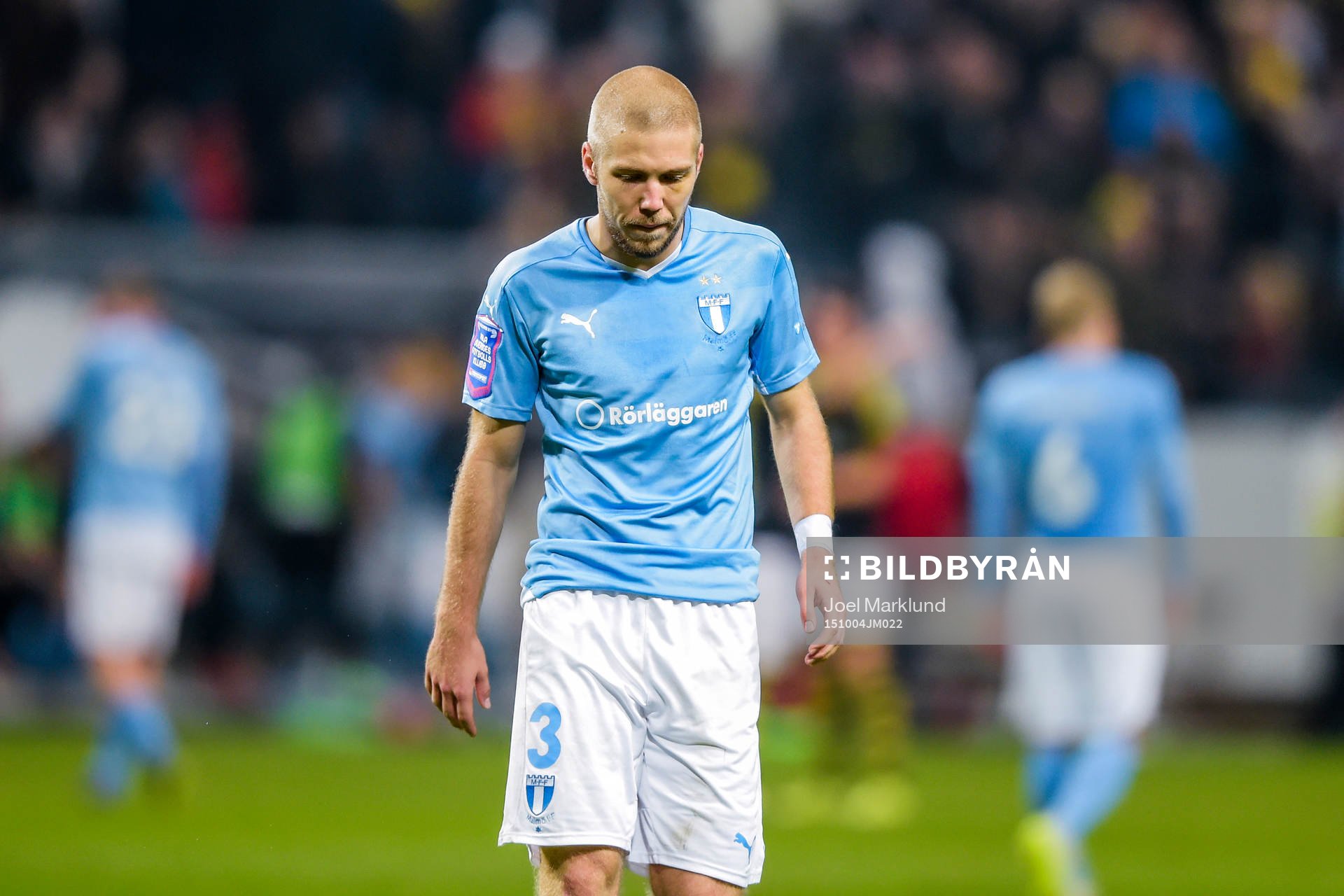 Malmös Anton Tinnerholm deppar