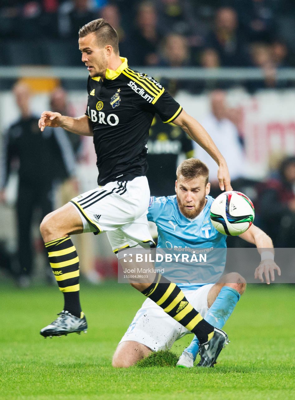 s Fredrik Brustad och Malmö FF:s Rasmus Bengtsson