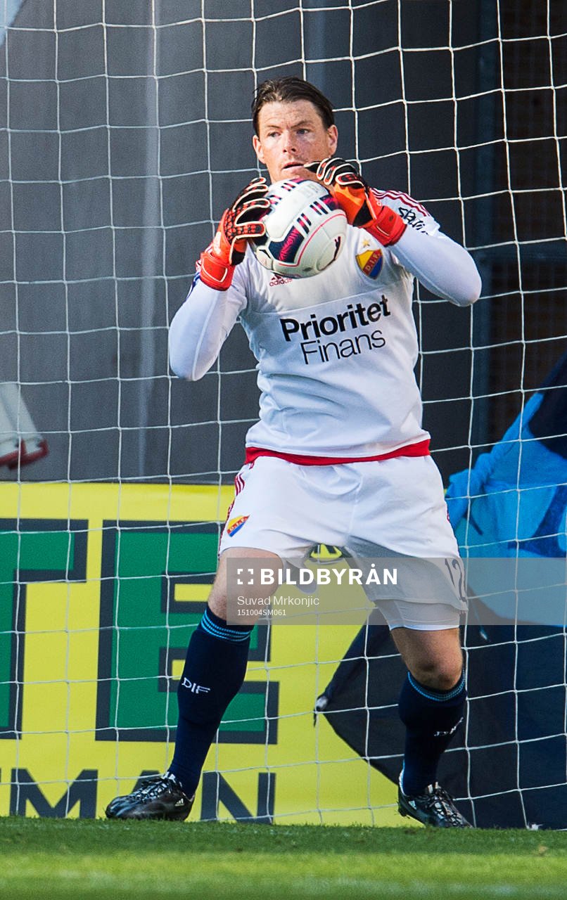 Djurgårdens målvakt Kenneth Høie