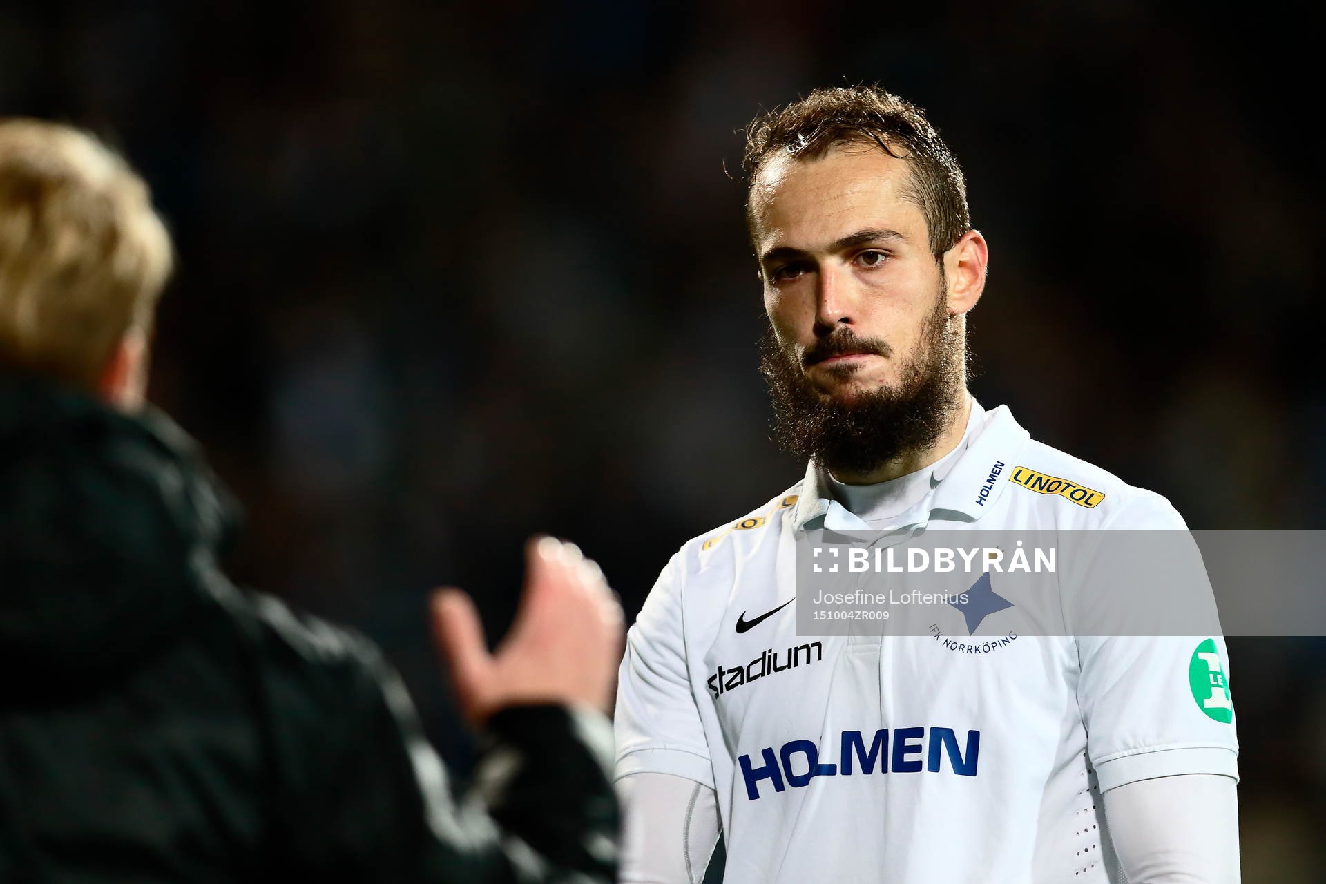 Norrköpings Emir Kujovic deppar