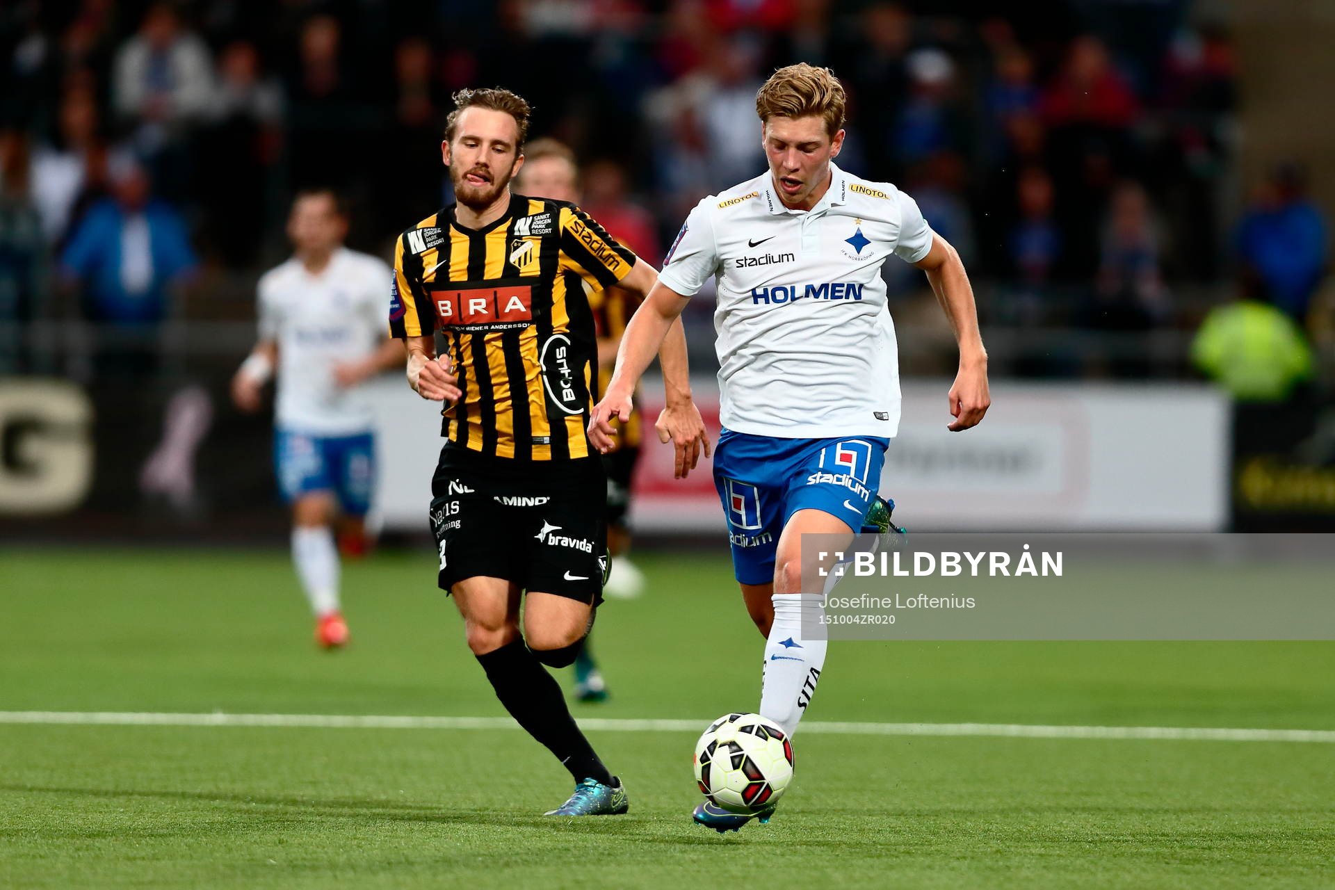 Häckens Sebastian Ohlsson och Norrköpings Alexander