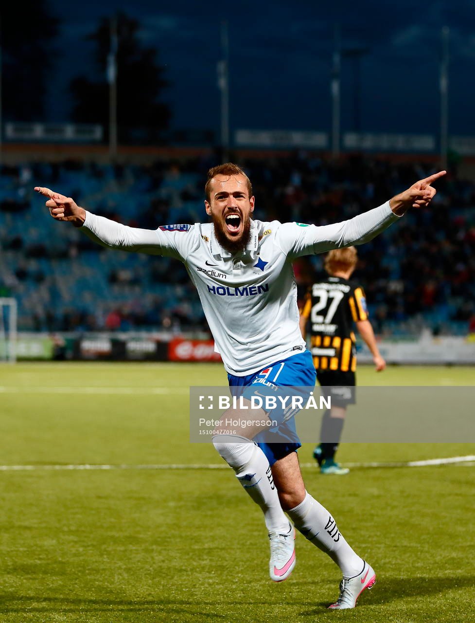 Norrköpings Emir Kujovic jublar