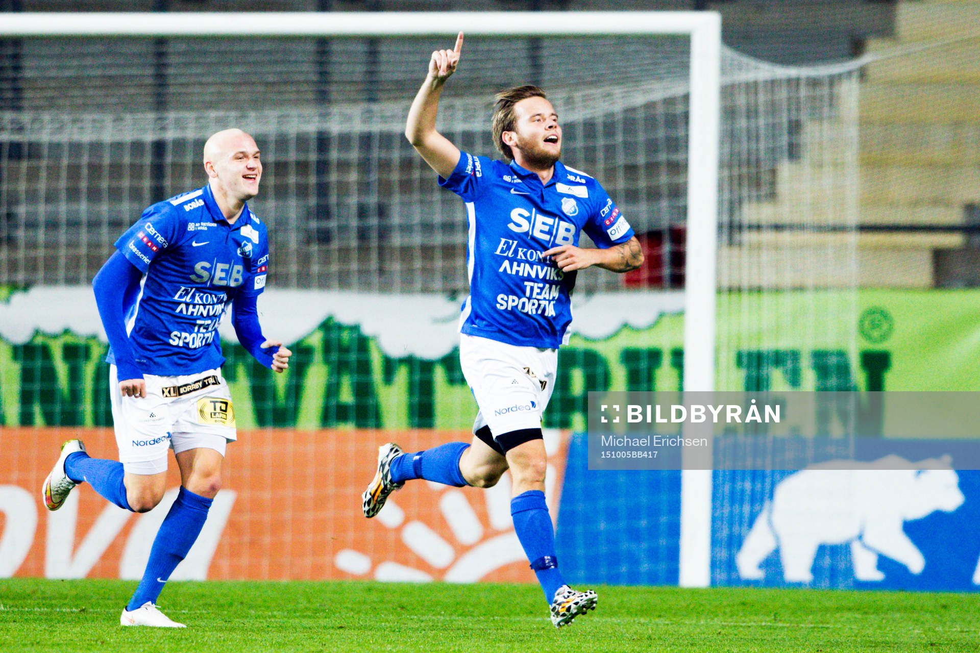 Norrbys Mattias Strinäs jublar