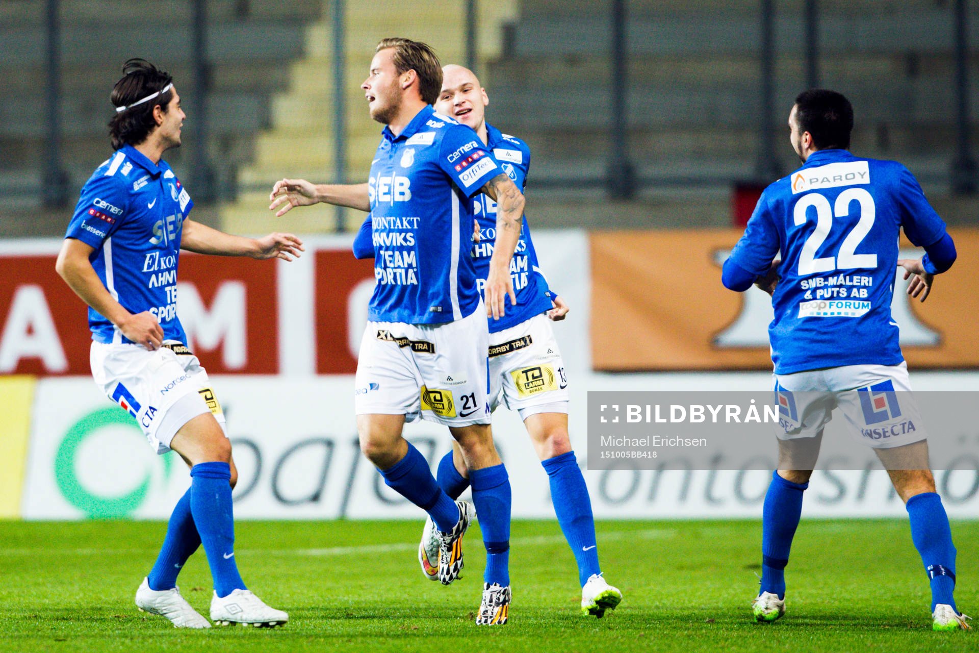 Norrbys Mattias Strinäs jublar