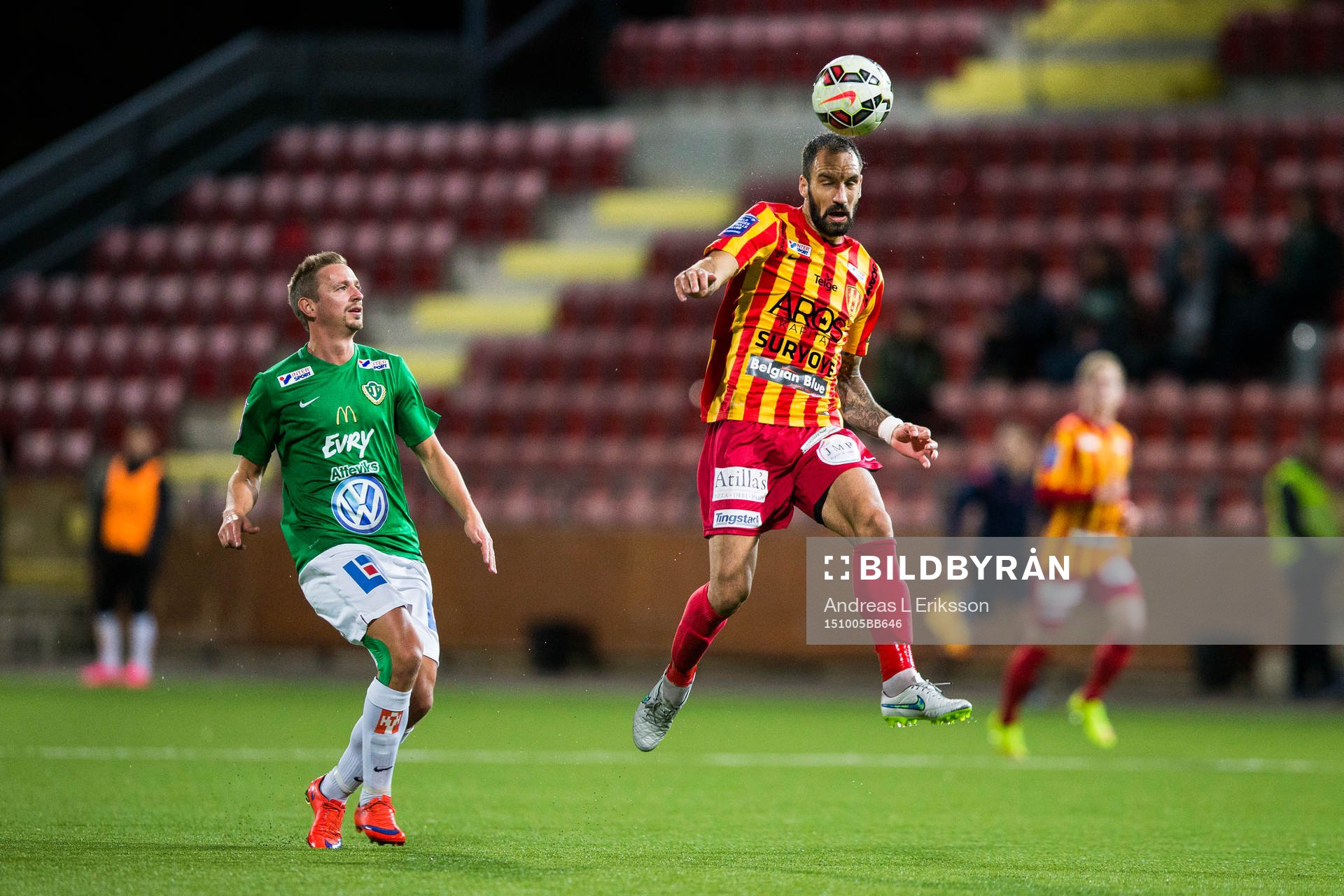 Jönköpings Fredrik Olsson och Syrianskas Marko Mihajlovic