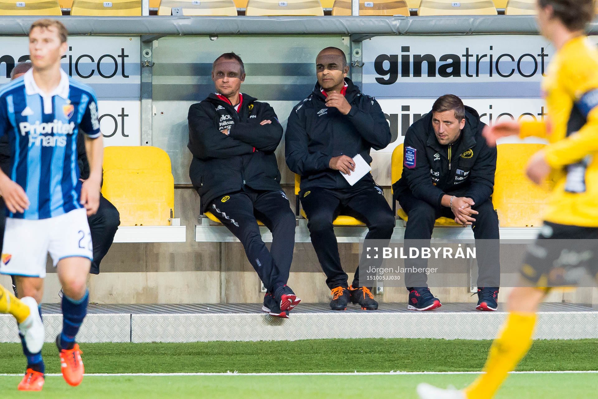 Elfsborgs tränare Jesper Bengtsson, tränare Janne Mian