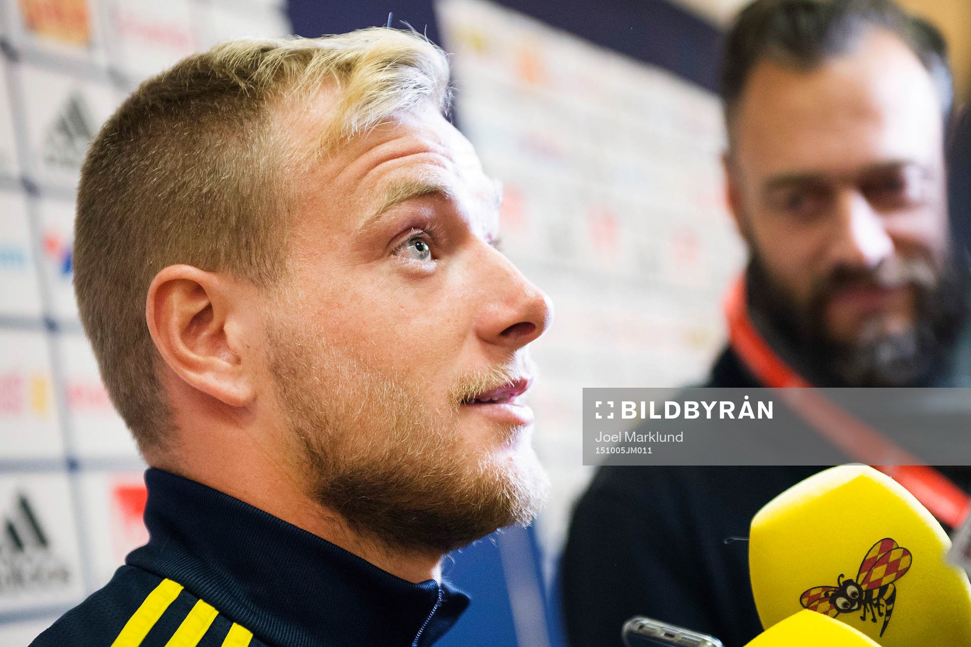 John Guidetti i mixed zone
