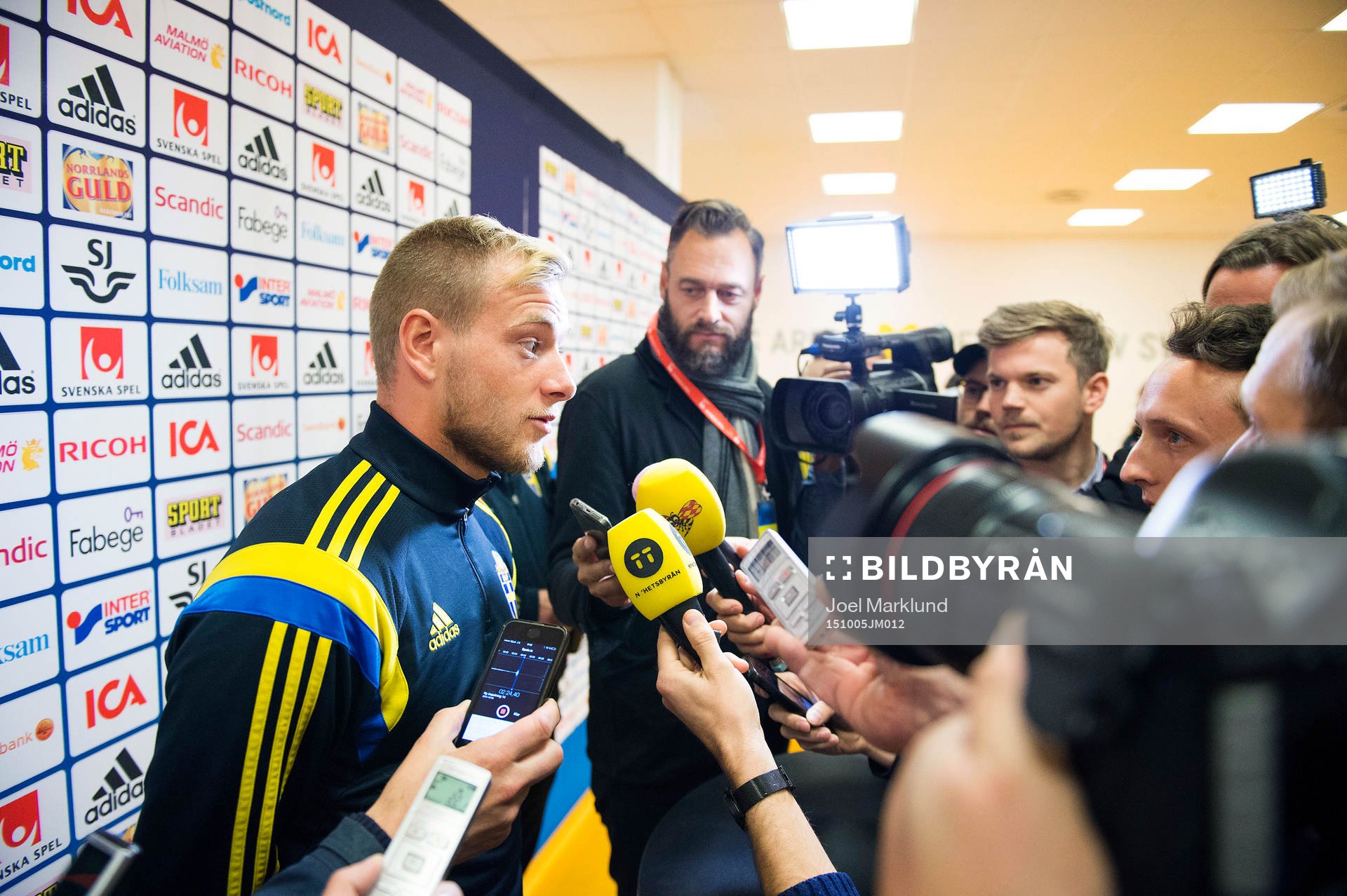John Guidetti i mixed zone
