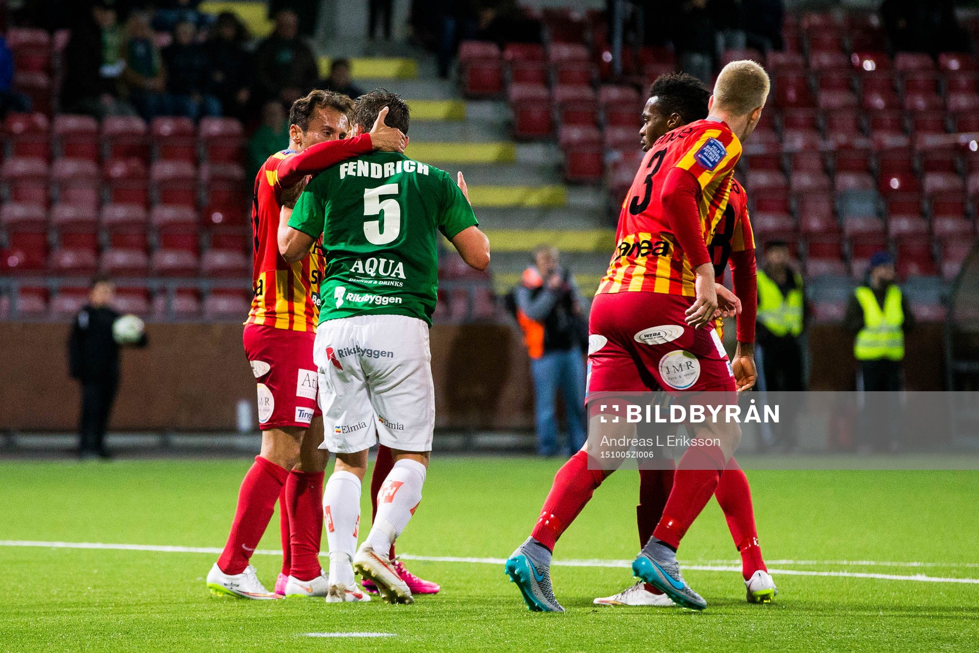 Syrianskas Louay Chanko och Jönköpings Fredric Fendrich i