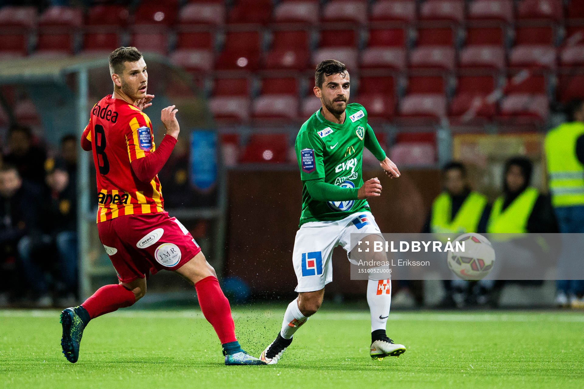 Syrianskas Daniel Bennassar Nilsson och Jönköpings