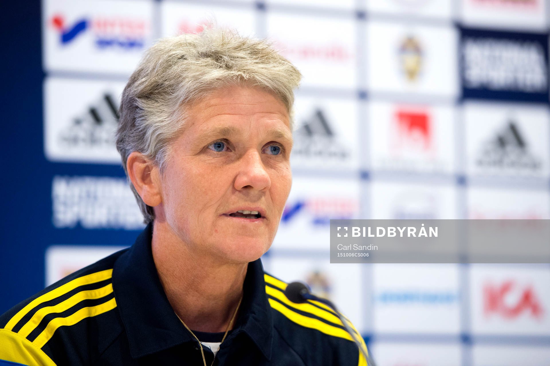 Sveriges förbundskapten i fotboll Pia Sundhage