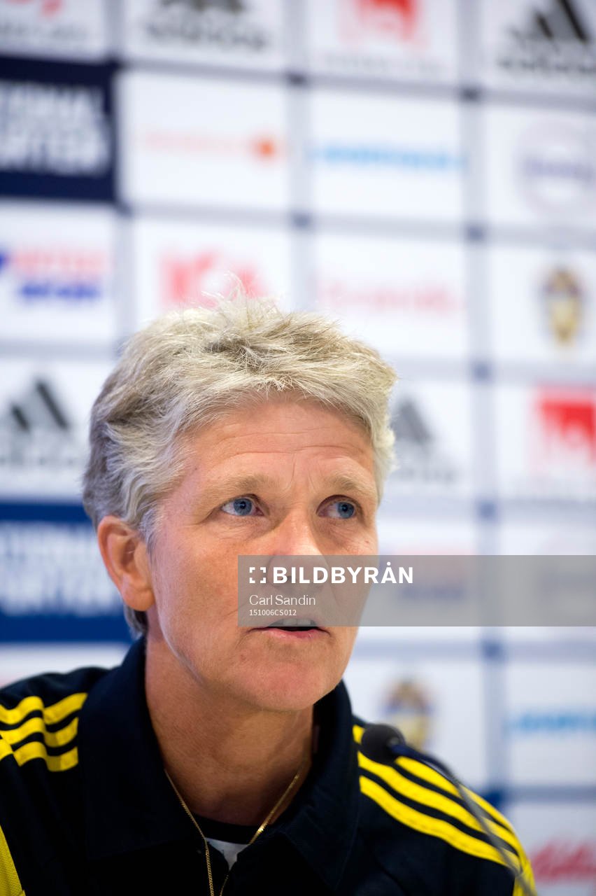 Sveriges förbundskapten i fotboll Pia Sundhage