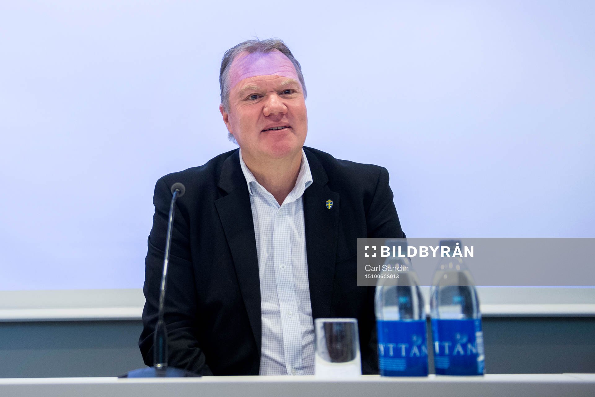 Svenska Fotbollförbundets ordförande Karl-Erik Nilsson