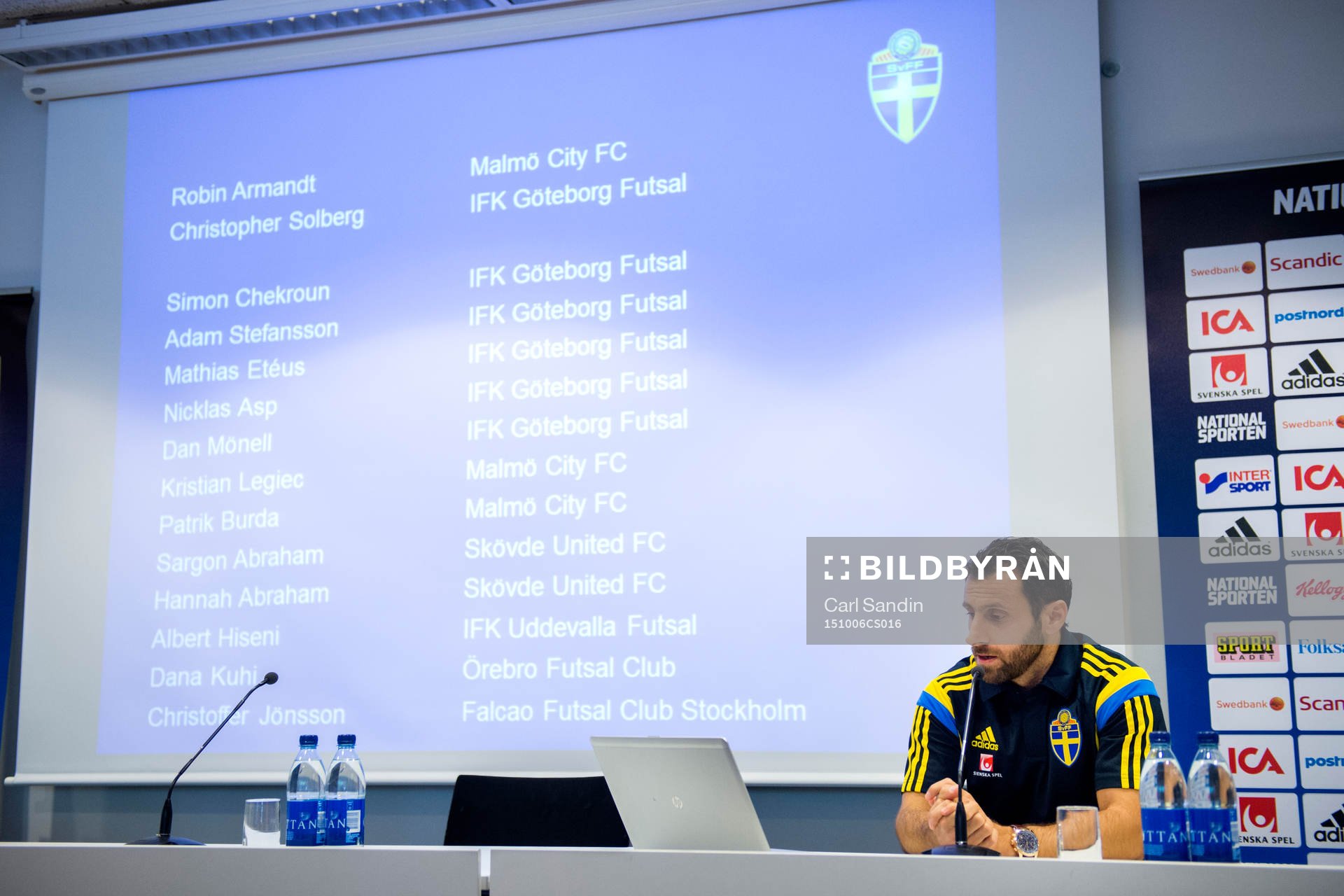 Sveriges förbundskapten i futsal, Charbel Abraham