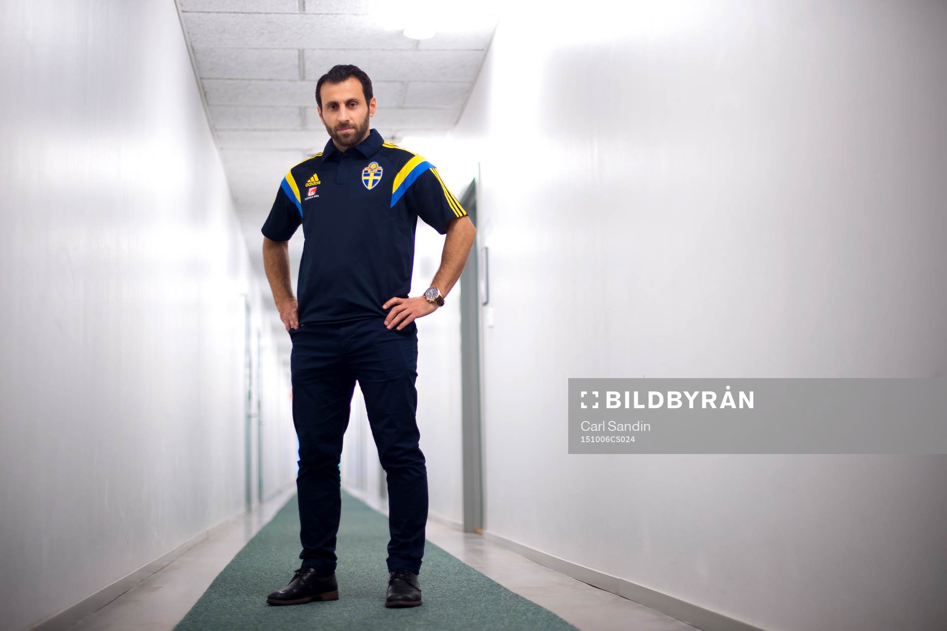 Sveriges förbundskapten i futsal Charbel Abraham