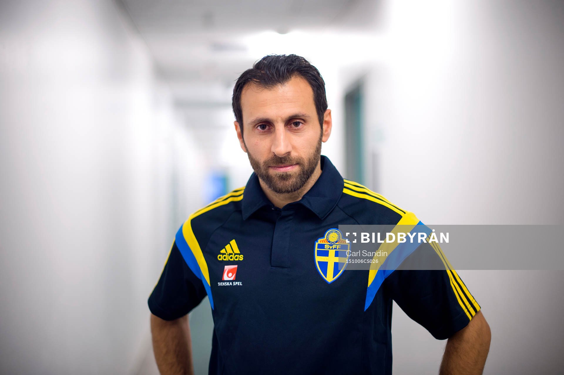 Sveriges förbundskapten i futsal Charbel Abraham