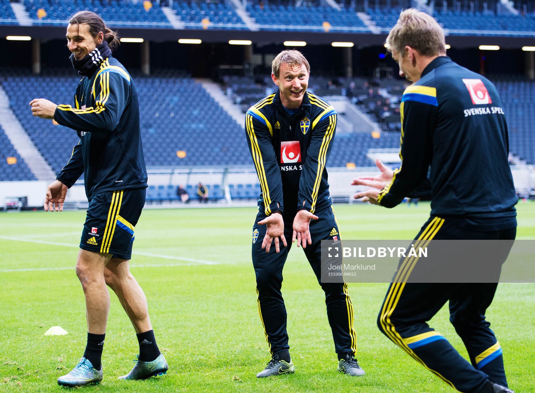 Zlatan Ibrahimovic, Kim Källström och Pontus Wernbloom