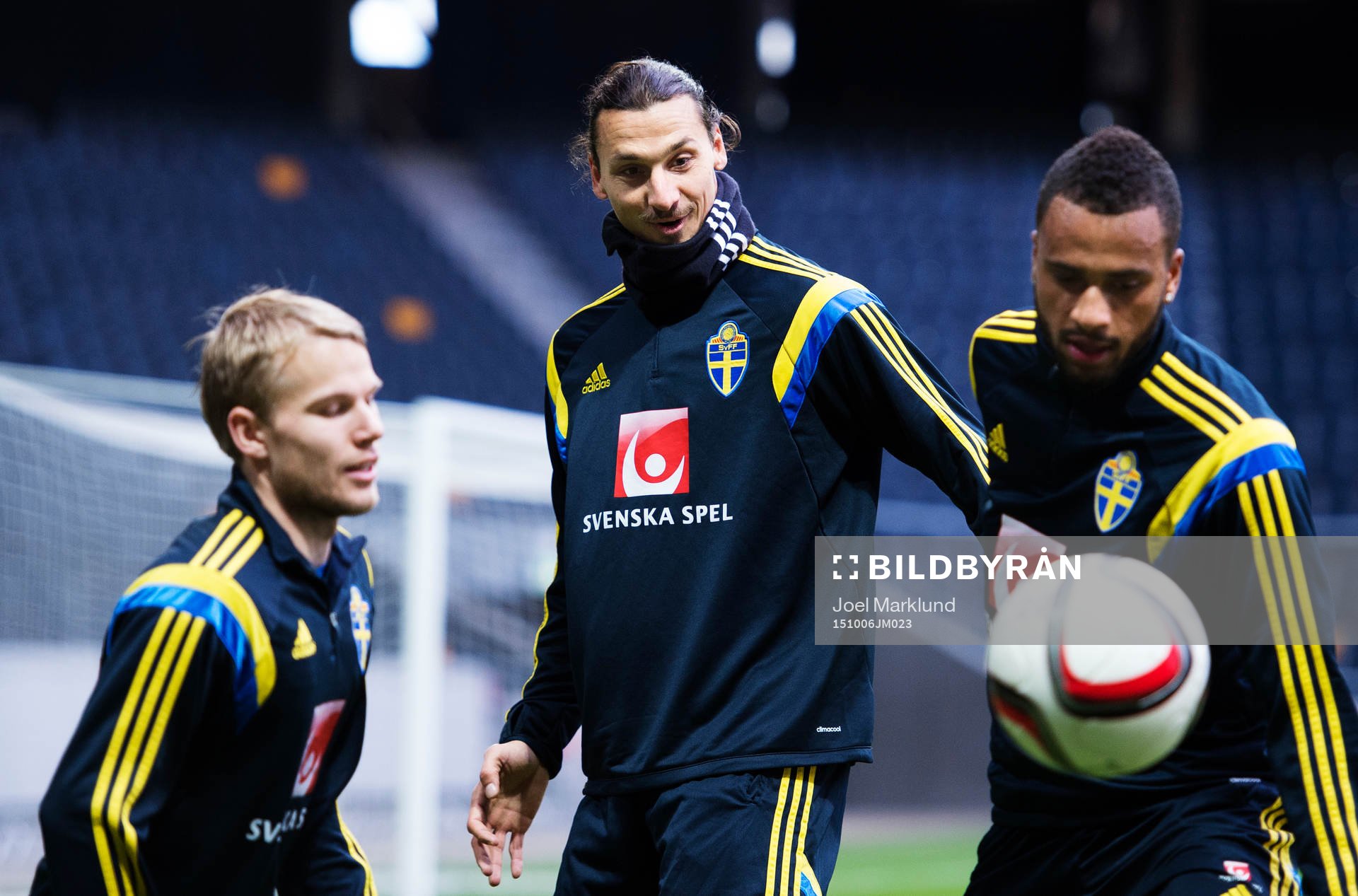 Oscar Lewicki, Zlatan Ibrahimovic och Isaac Kiese Thelin