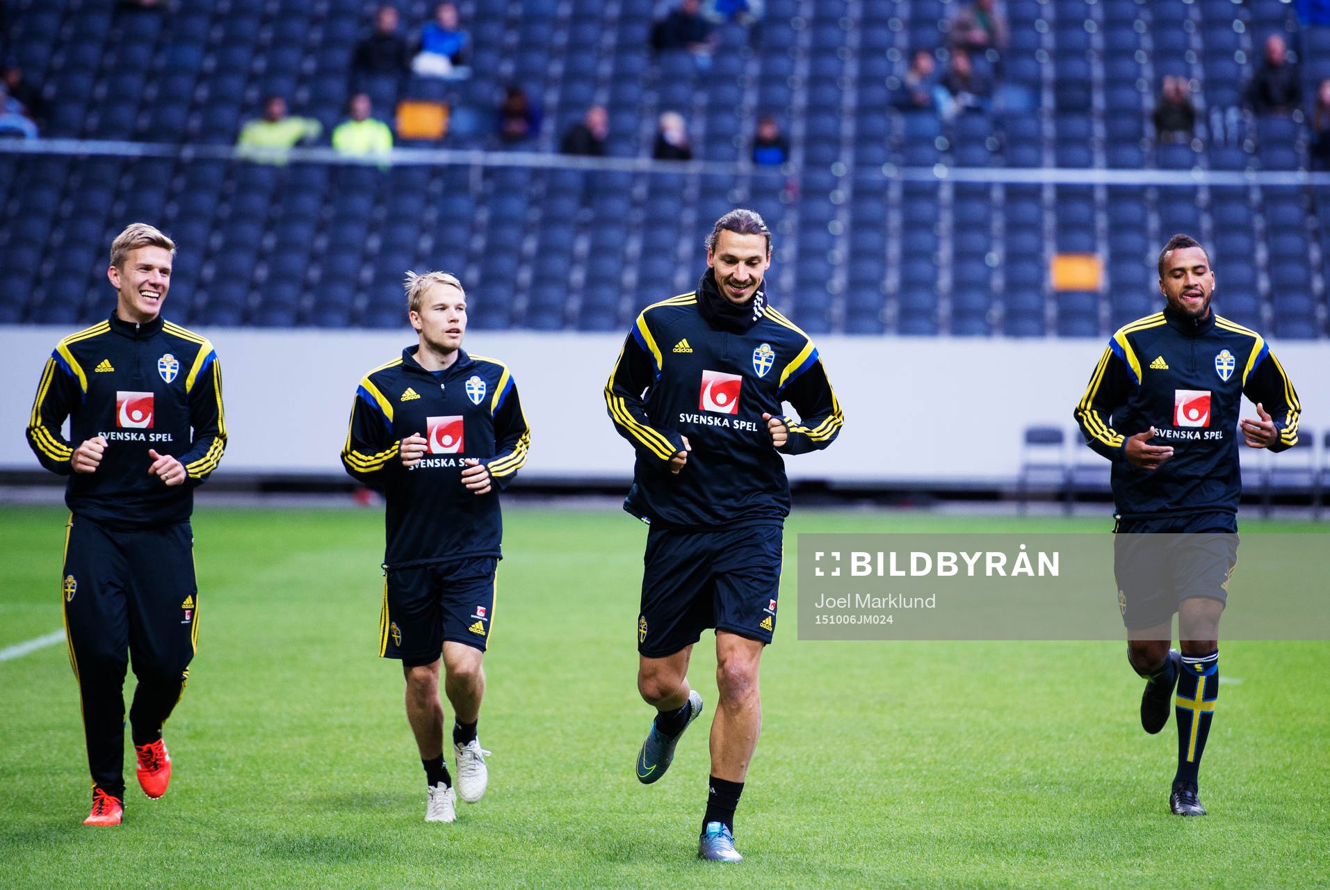 Pontus Wernbloom, Oscar Lewicki, Zlatan Ibrahimovic och