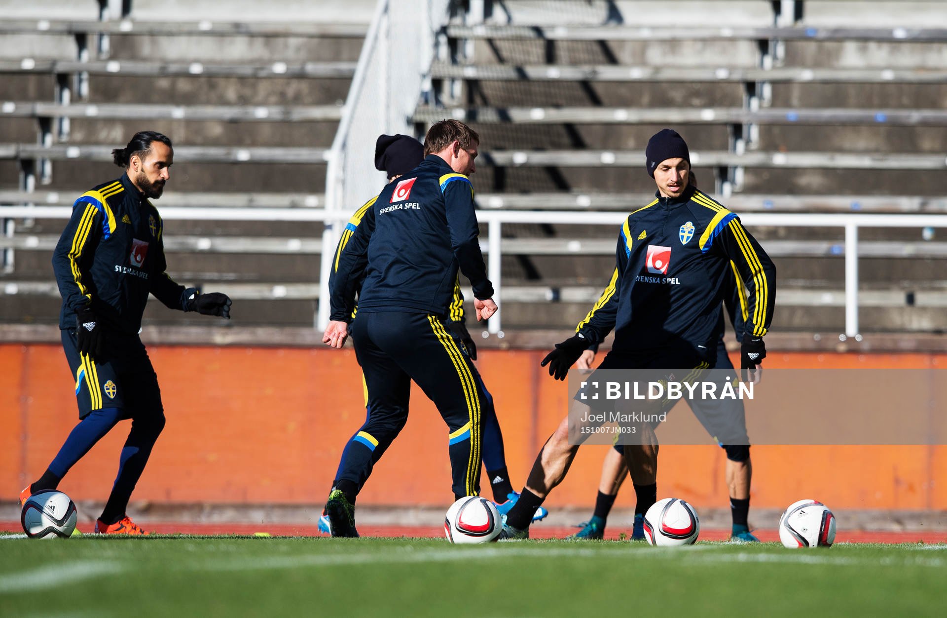 Erkan Zengin, Kim Källström och Zlatan Ibrahimovic