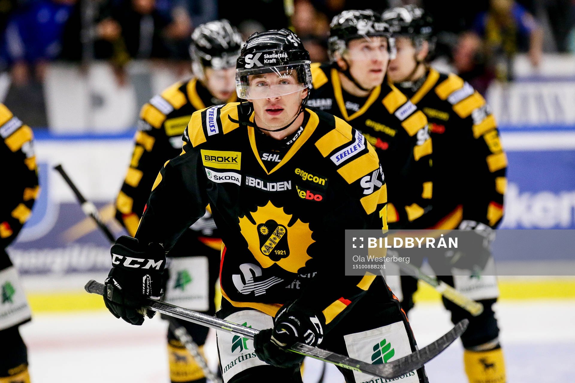 Skellefteås Adam Pettersson  jublar